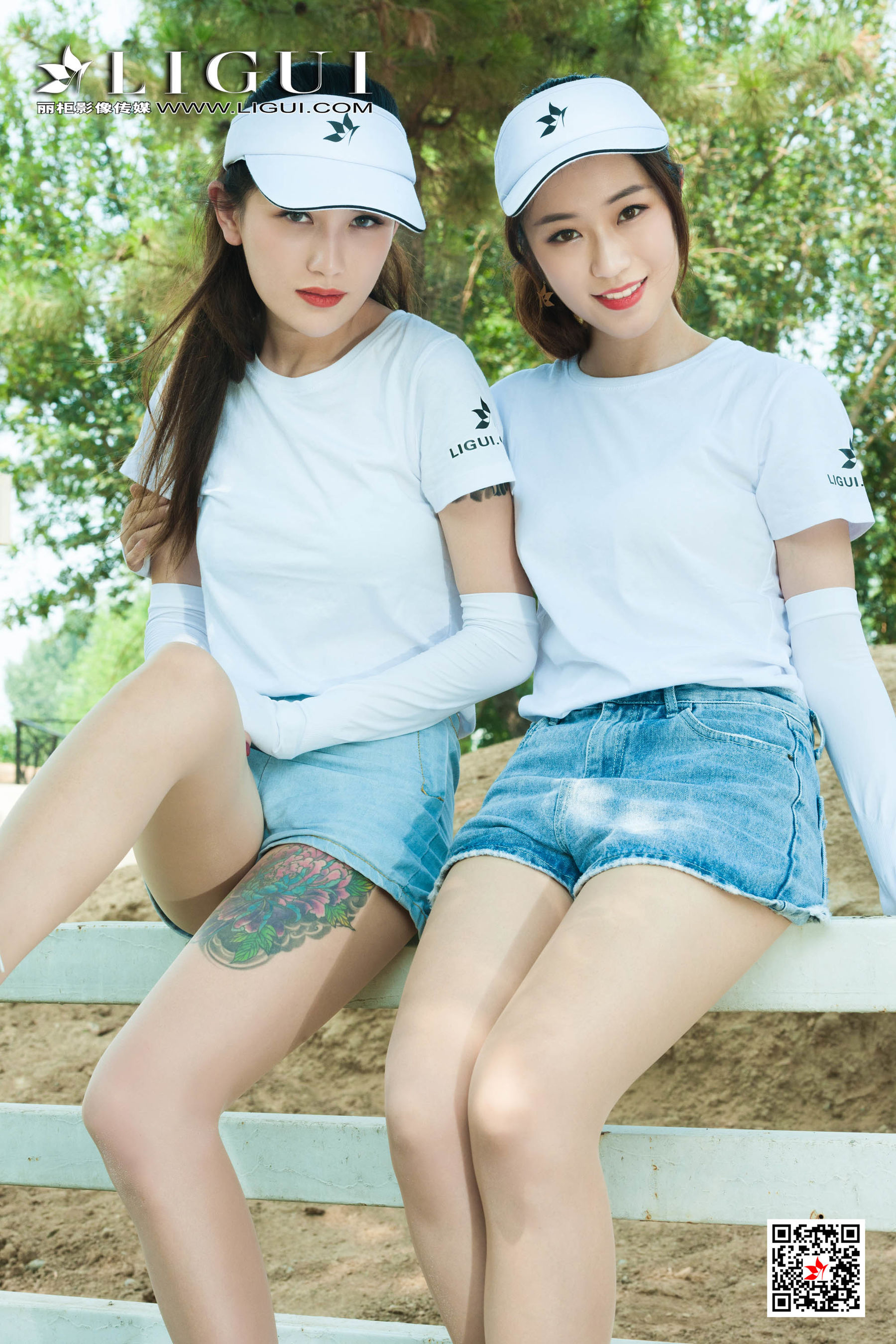 [丽柜Ligui] 网络丽人 Model 甜甜&安娜