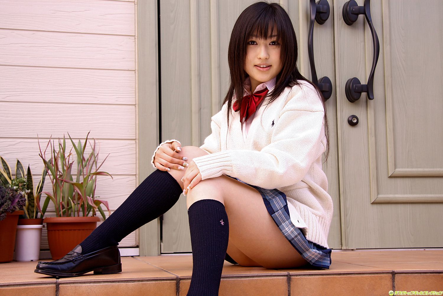 [DGC] NO.584 Hatsumi Yoshida 吉田初美 制服美少女天国