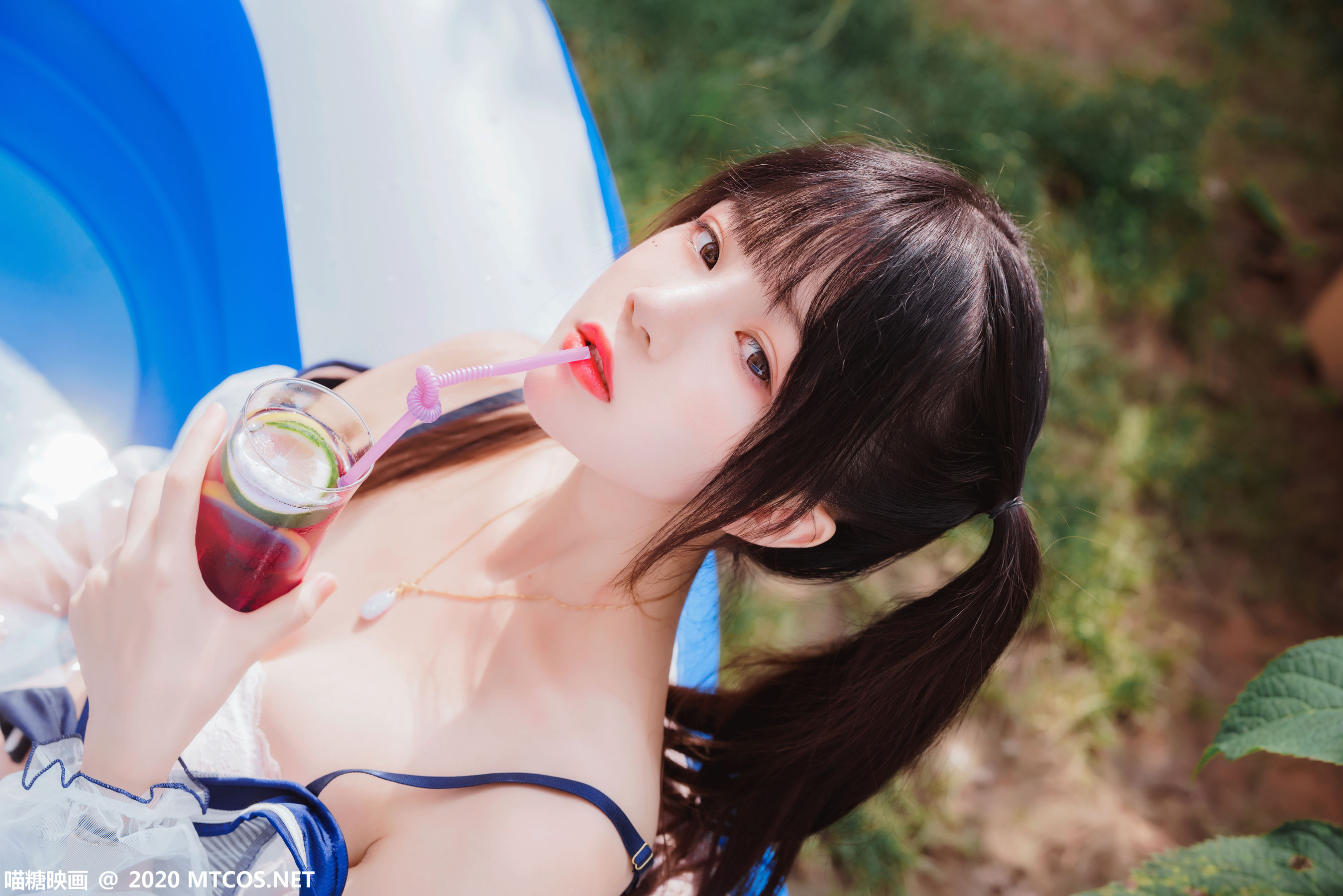 [喵糖映画] VOL.303 桜桃喵 蓝色夏日