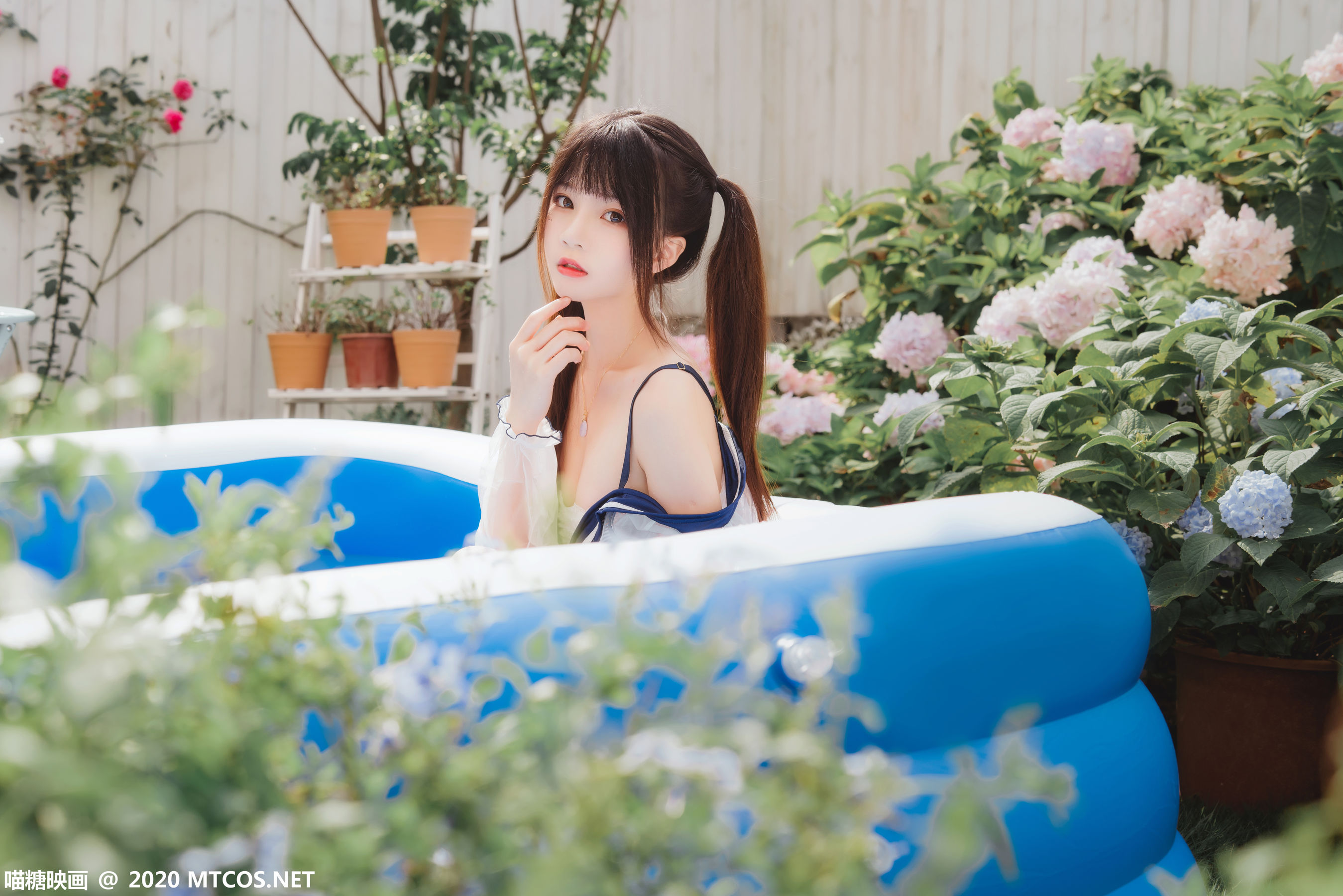 [喵糖映画] VOL.303 桜桃喵 蓝色夏日