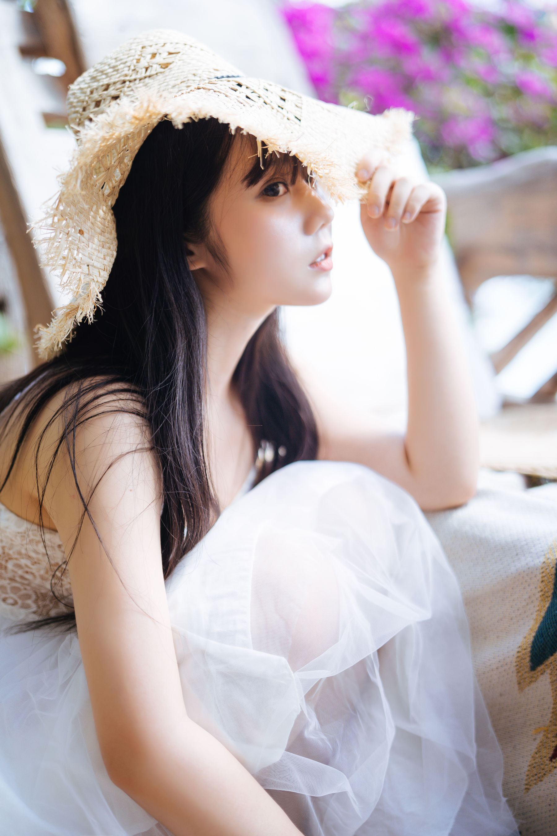 [喵糖映画] VOL.305 镜酱 静夏白裙