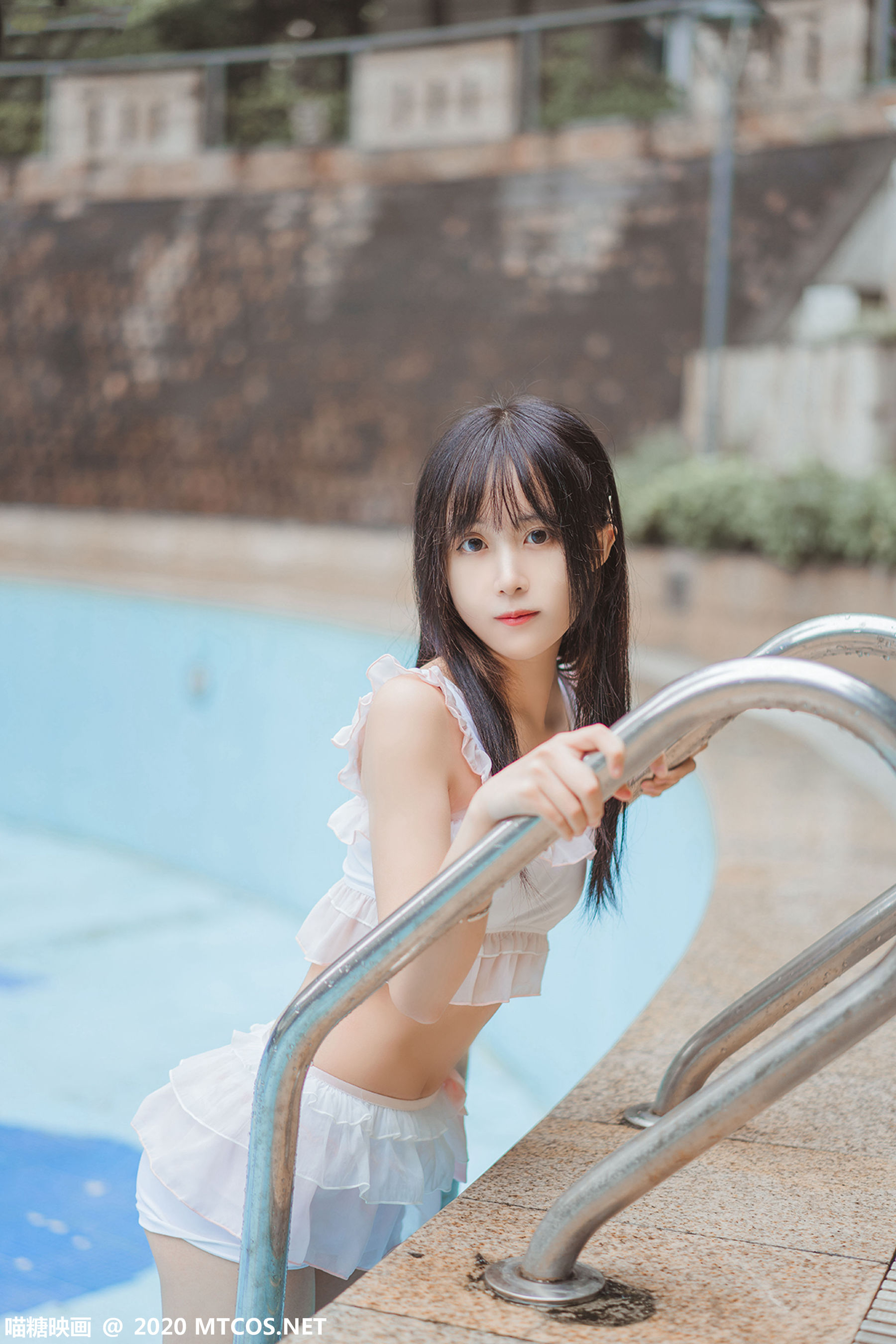 [喵糖映画] VOL.312 萌芽儿o0 泳池萌妹