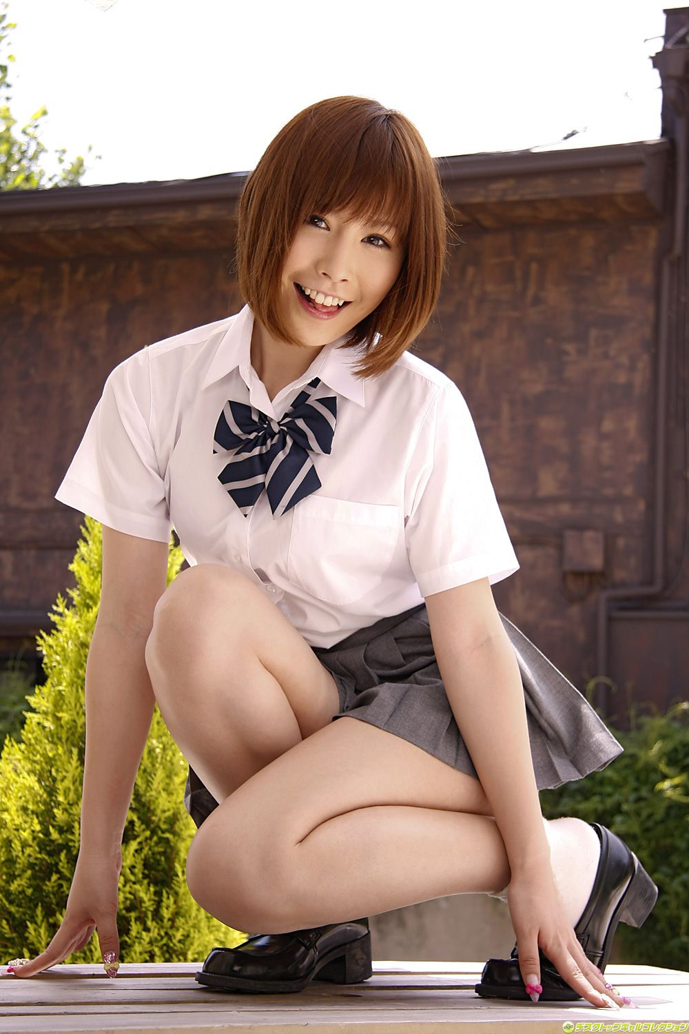 [DGC] NO.618 Iyo Hanaki 花木衣世/吉見衣世 制服美少女天国