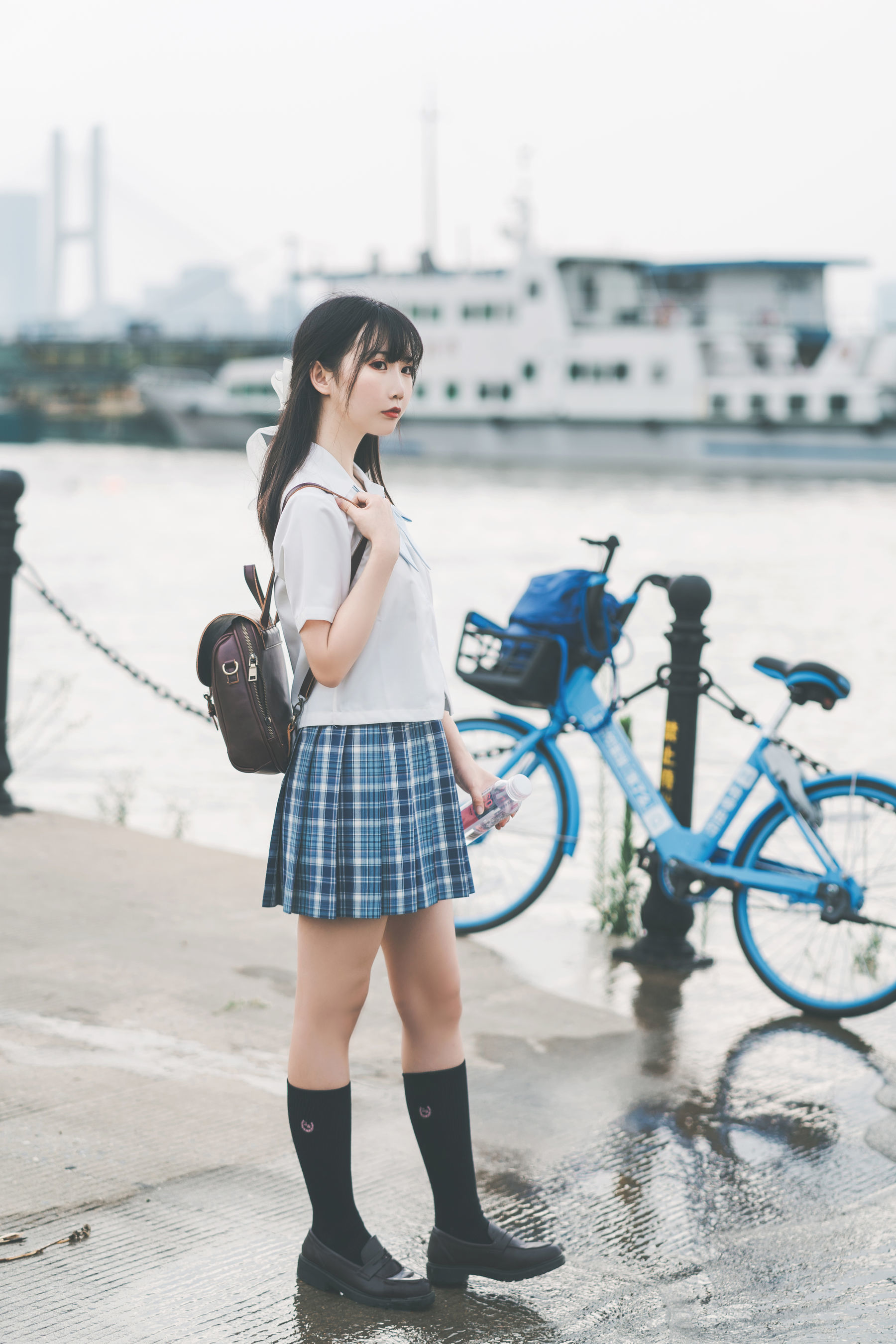 [网红COSER] 可爱人气Coser面饼仙儿 - 沙雕JK