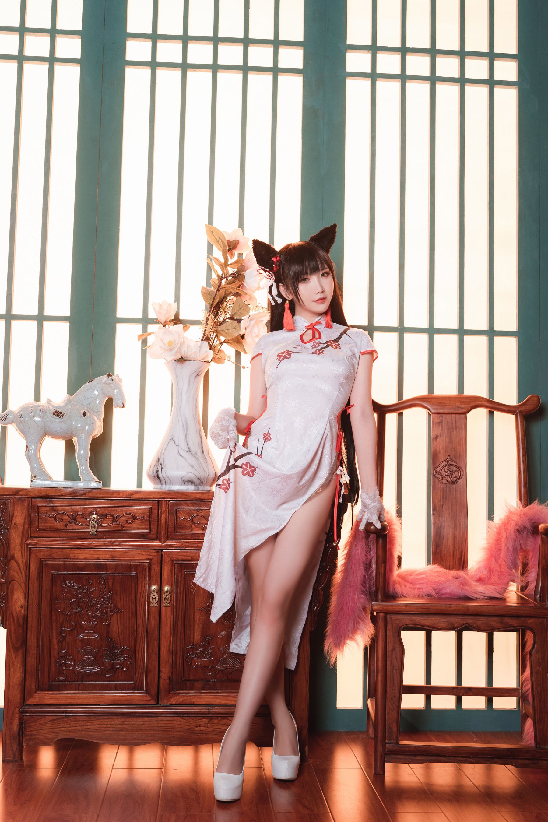 [网红COSER] 可爱人气Coser面饼仙儿 - 旗袍爱宕