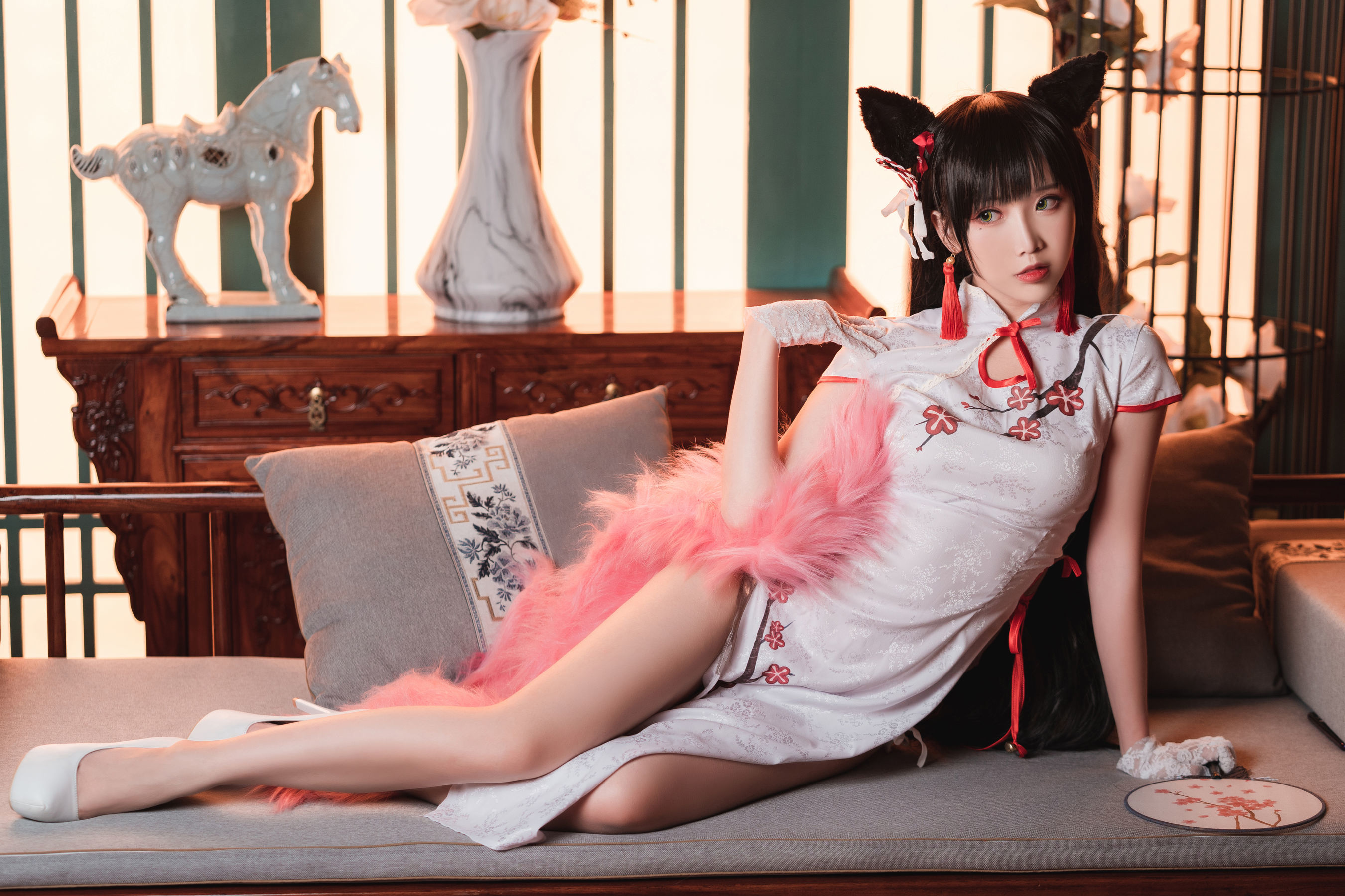 [网红COSER] 可爱人气Coser面饼仙儿 - 旗袍爱宕