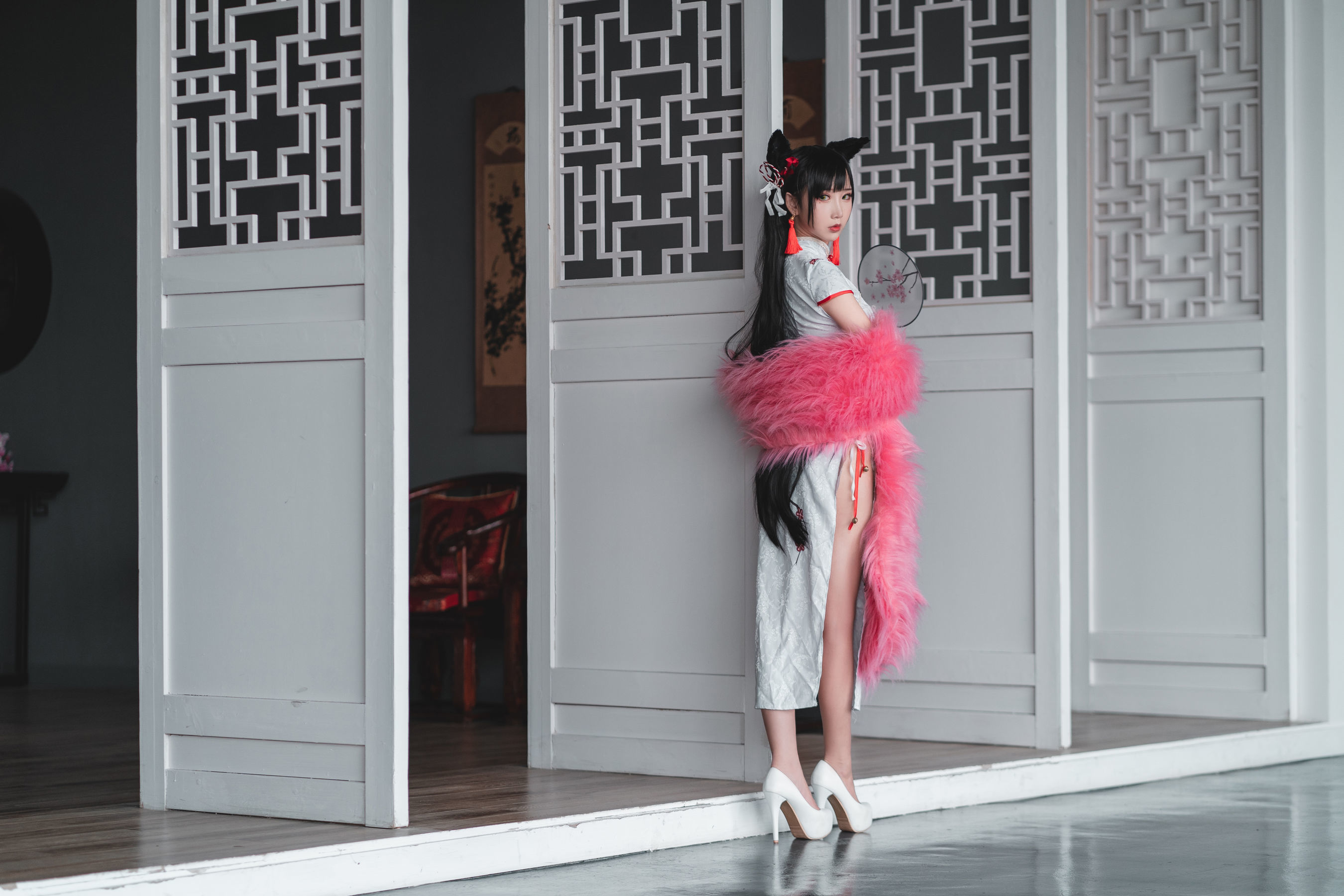[网红COSER] 可爱人气Coser面饼仙儿 - 旗袍爱宕