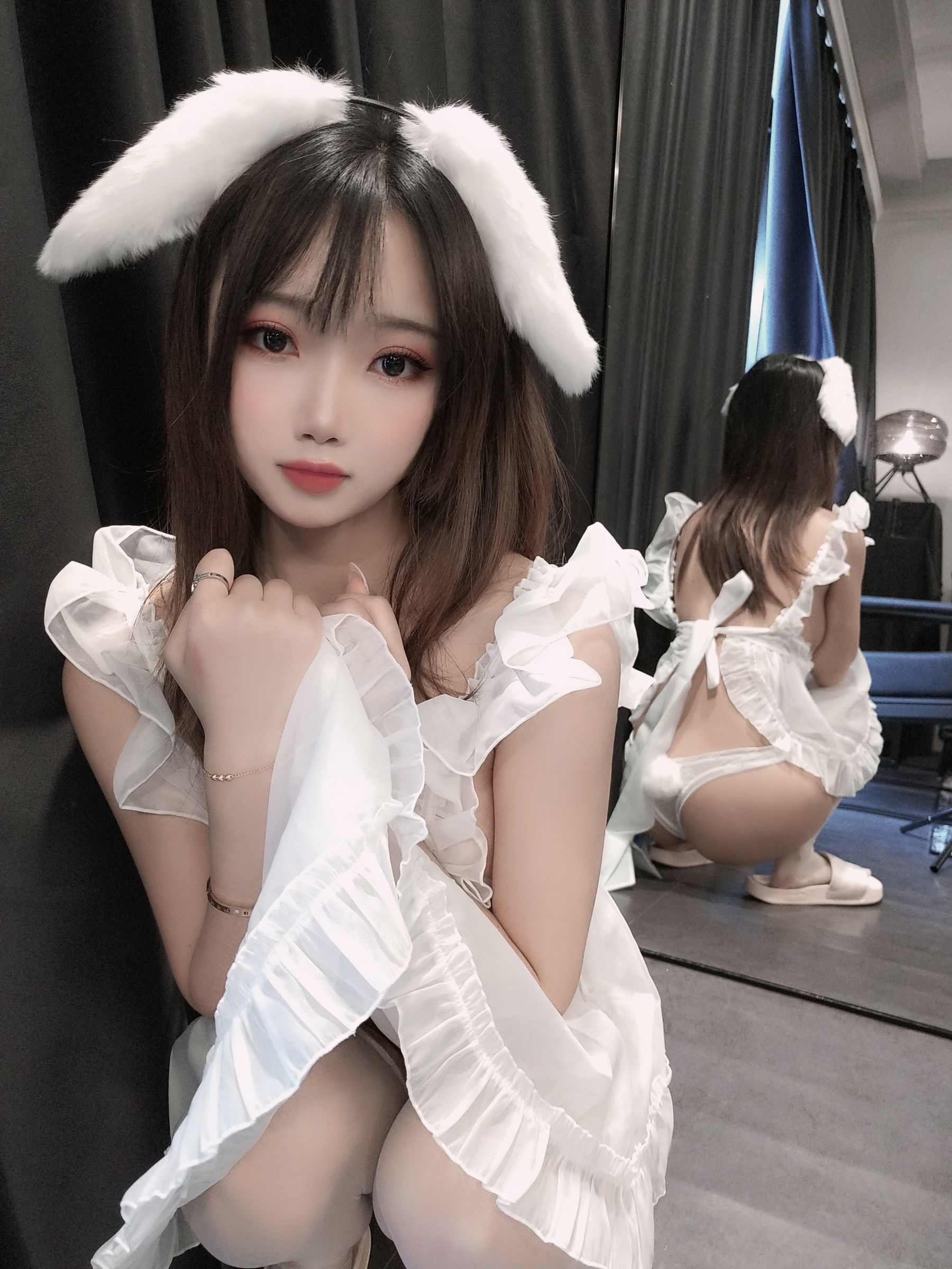 [网红COSER] 白嫩美少女鬼畜瑶 - 小羊围裙