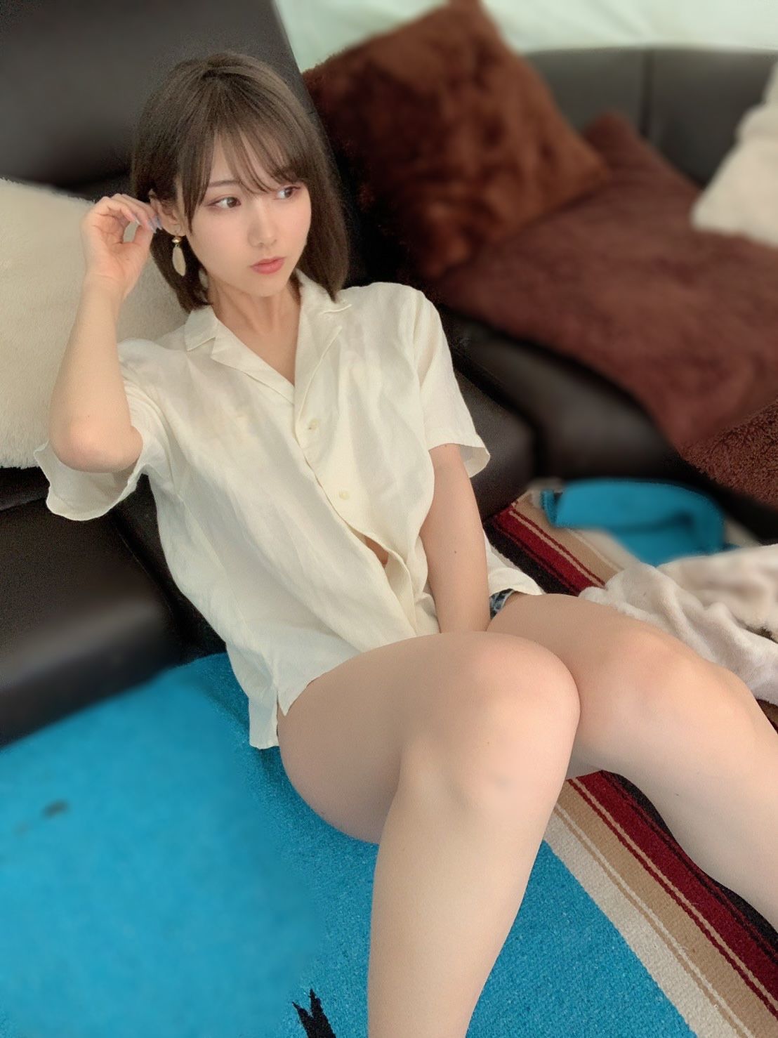 [网红COSER] 日本甜美COSERけんけん[fantia] 2020.08 チェック柄水着