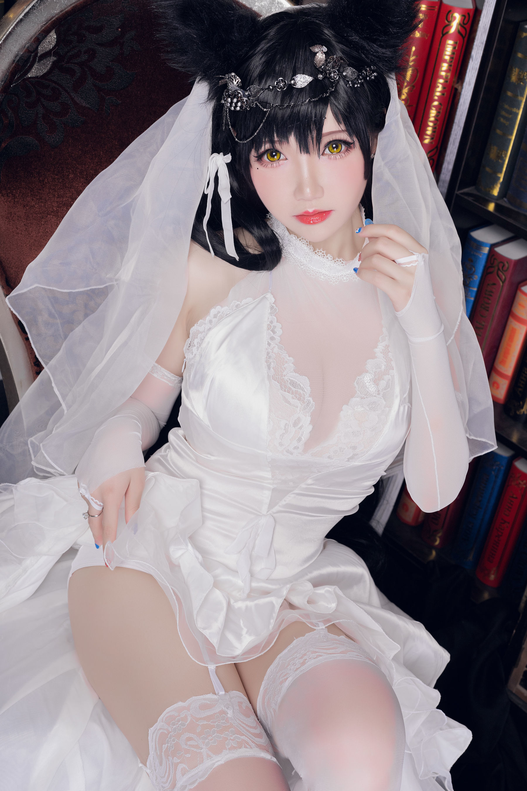 [网红COSER] 动漫博主雪晴Astra - 爱宕花嫁