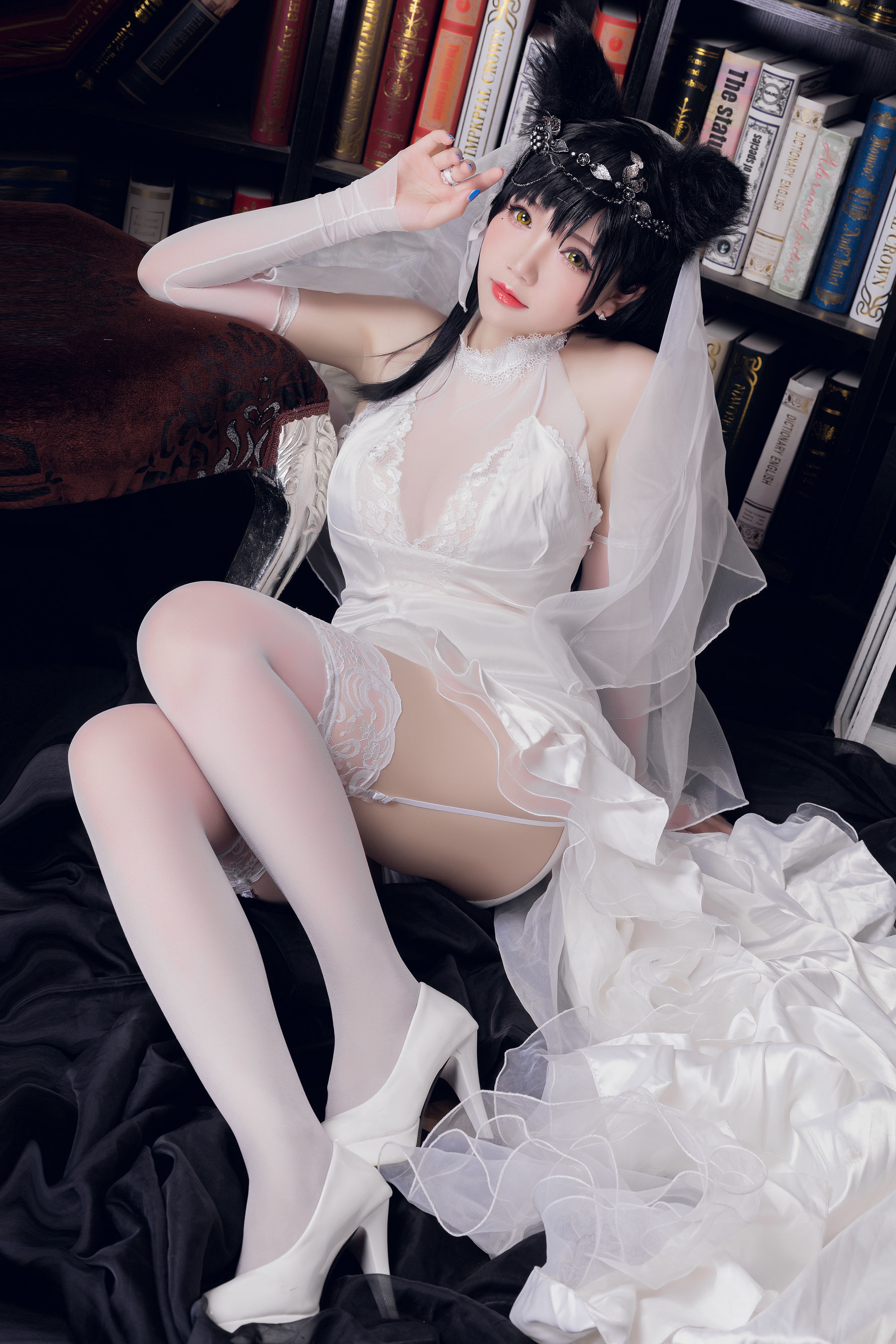 [网红COSER] 动漫博主雪晴Astra - 爱宕花嫁
