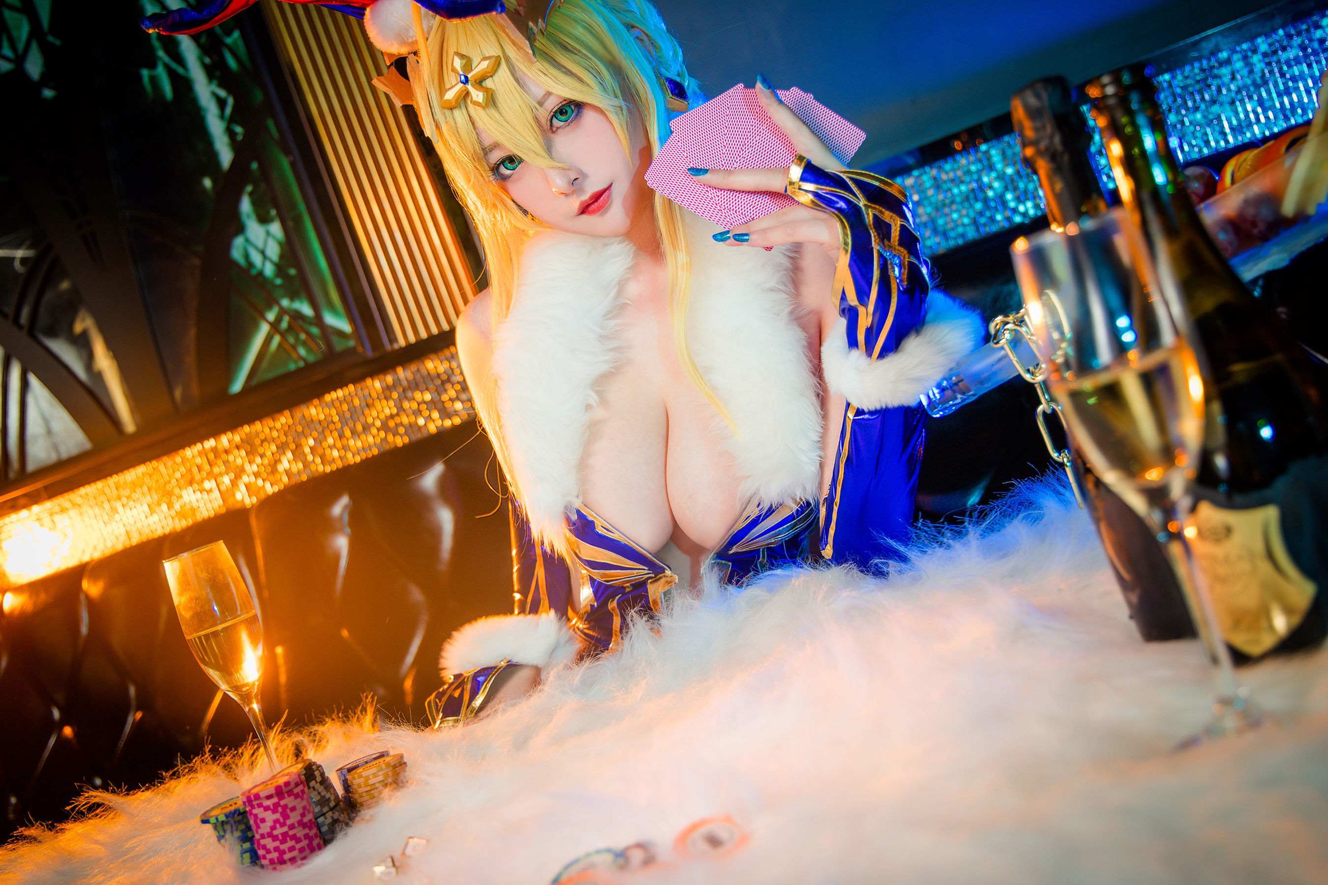 [网红COSER] 高颜值coser念念_D - 白枪呆兔女郎