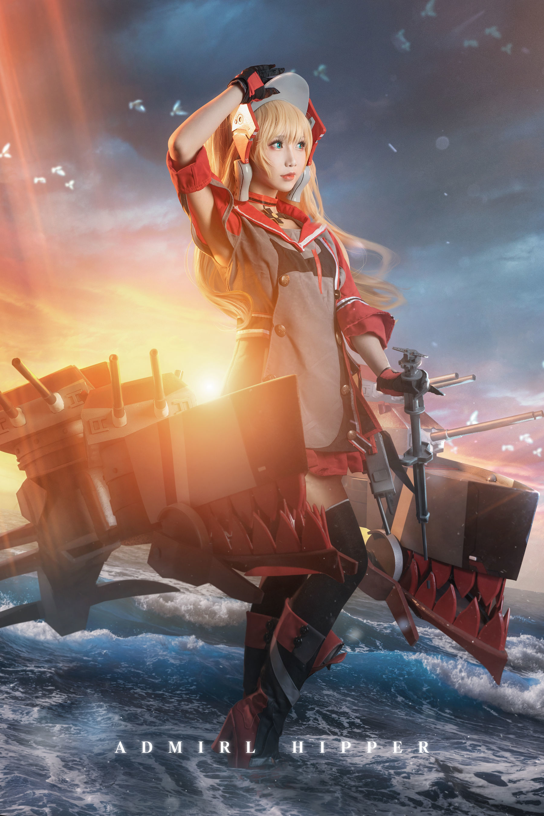 [网红COSER] 可爱人气Coser面饼仙儿 - 希佩尔上将