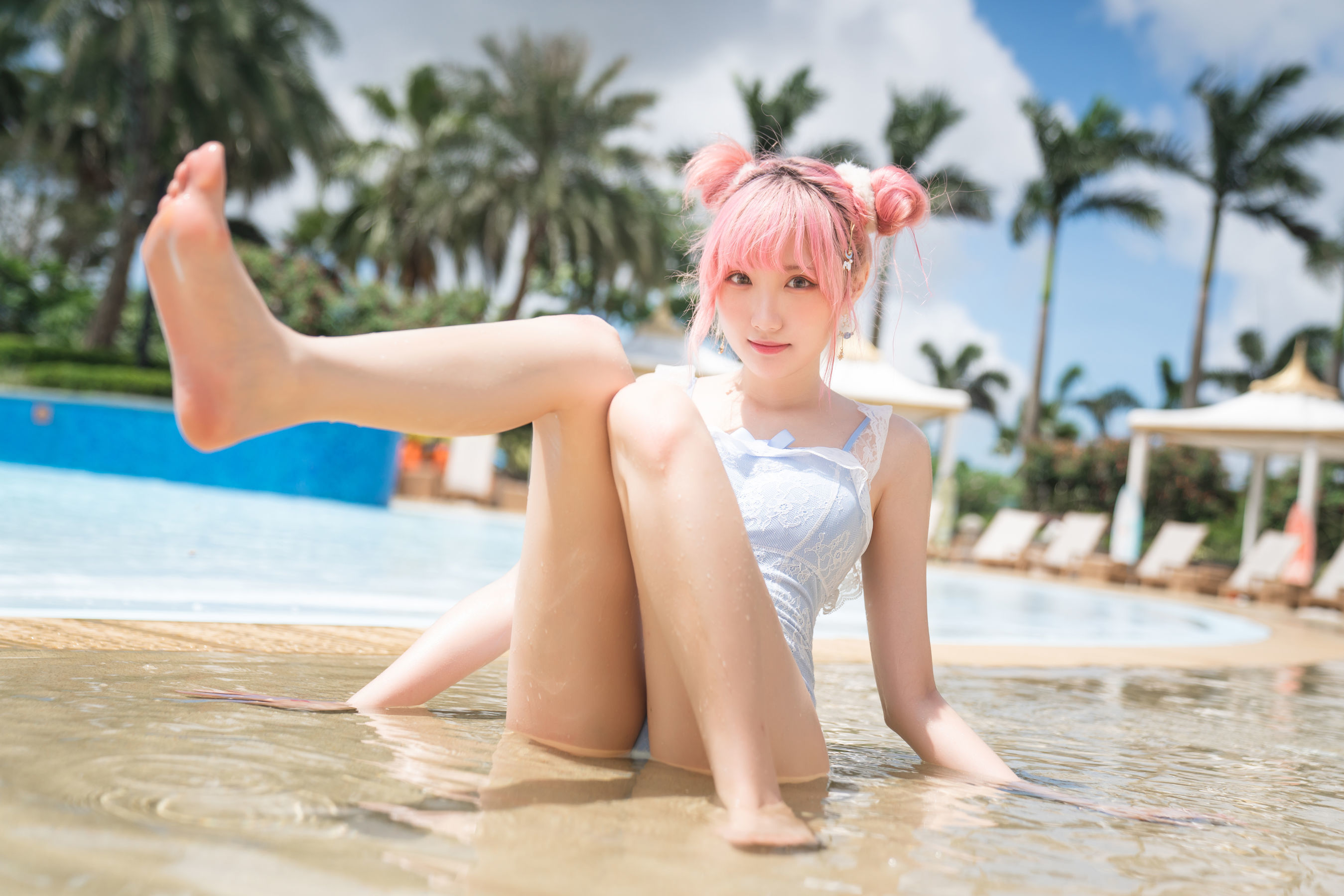 [网红COSER] Coser瓜希酱福利 - 度假水着
