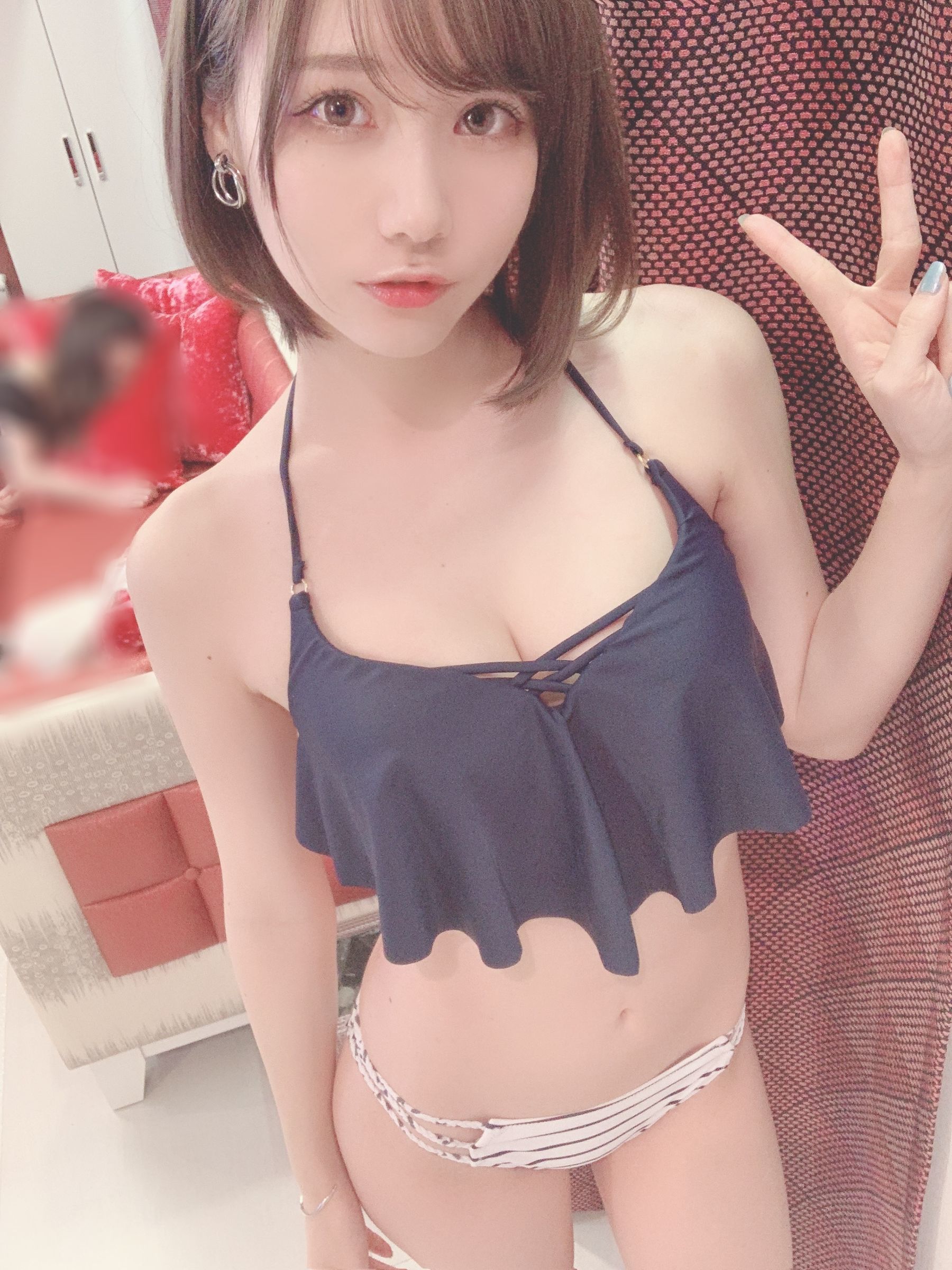 [网红COSER] 日本甜美COSERけんけん[fantia] 2020.08 ネイビービキニ海军比基尼