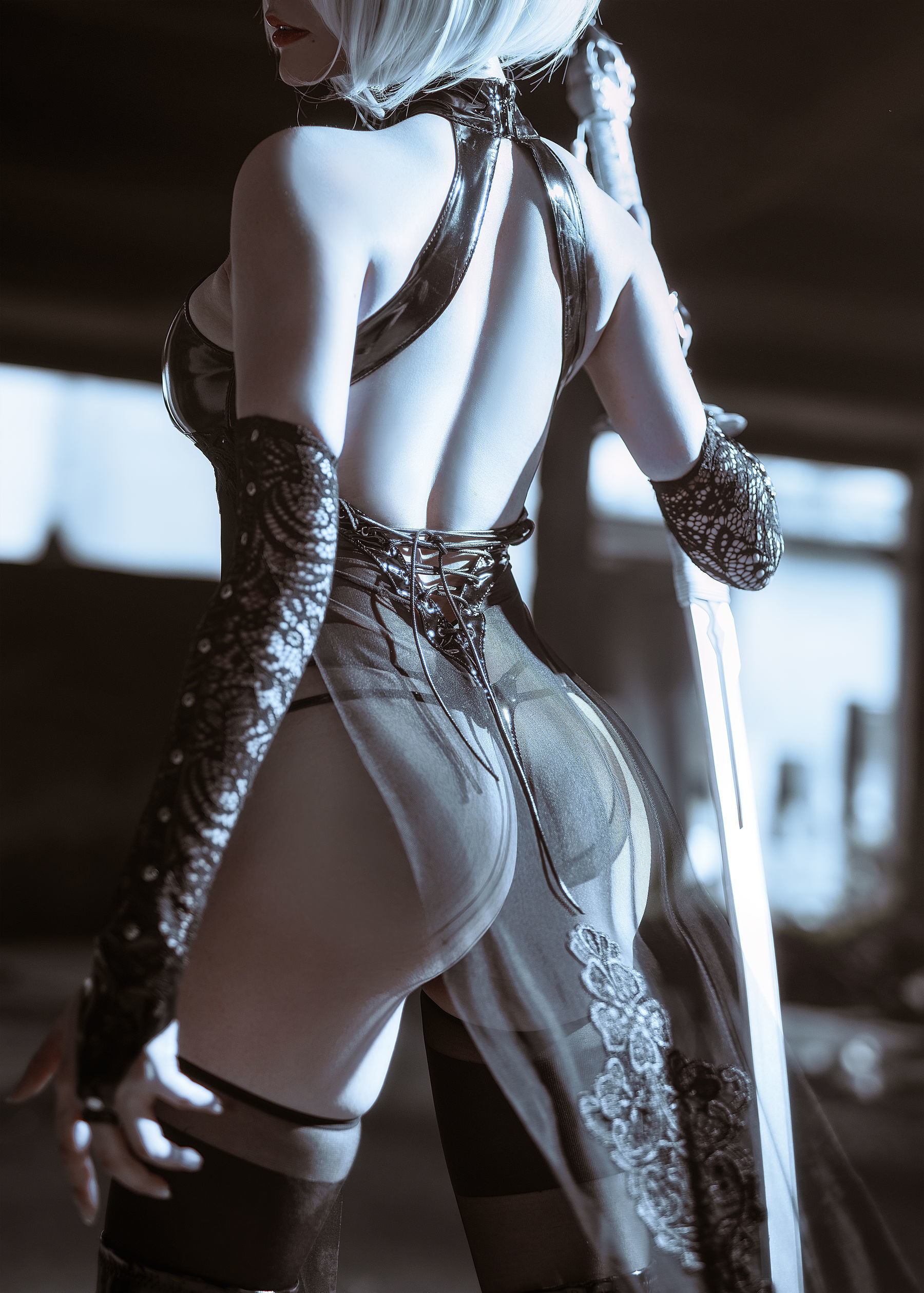 [网红COSER] 秋和柯基(夏小秋秋秋) - 2B旗袍同人