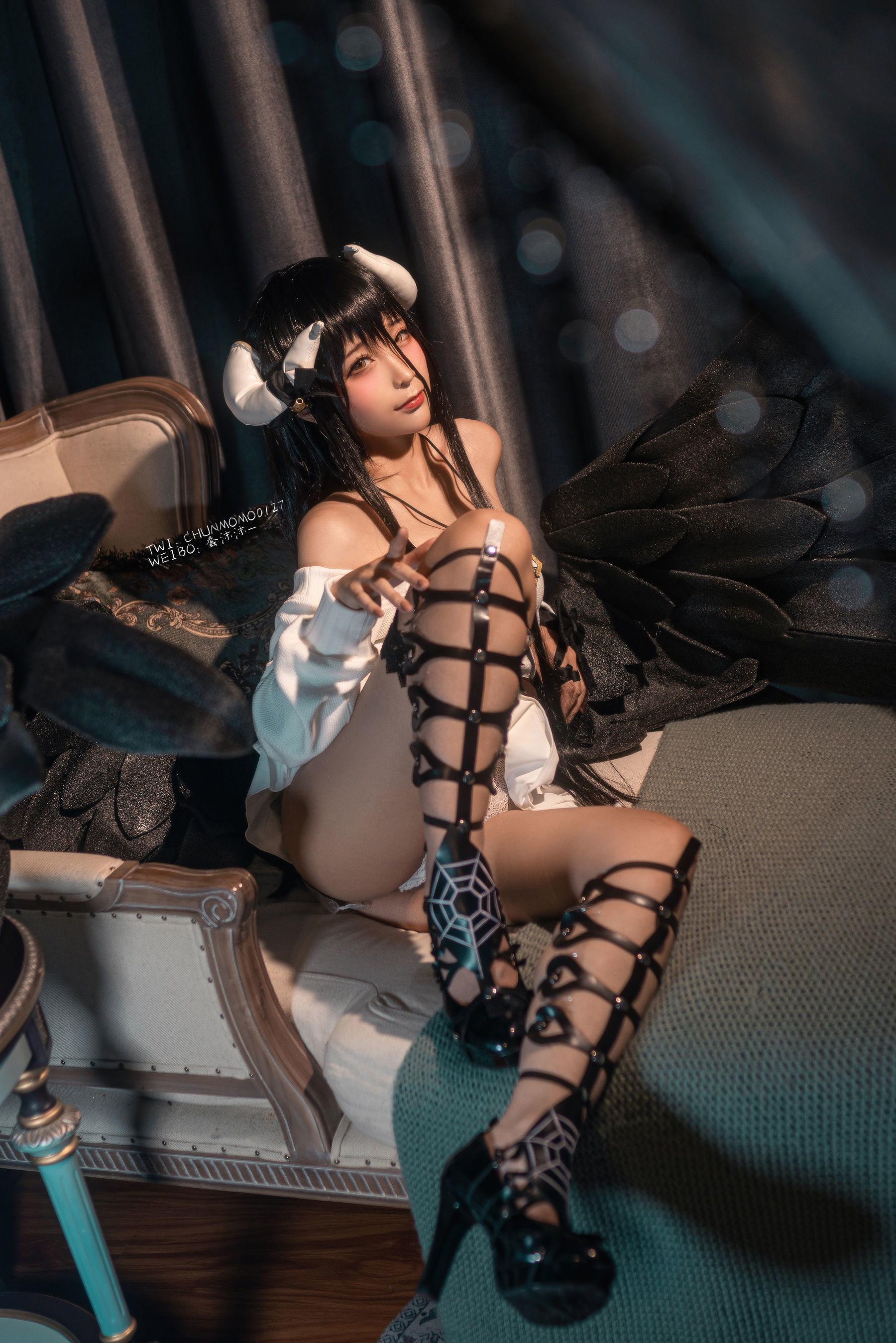 [网红COSER] 动漫博主蠢沫沫 - 雅儿贝德毛衣