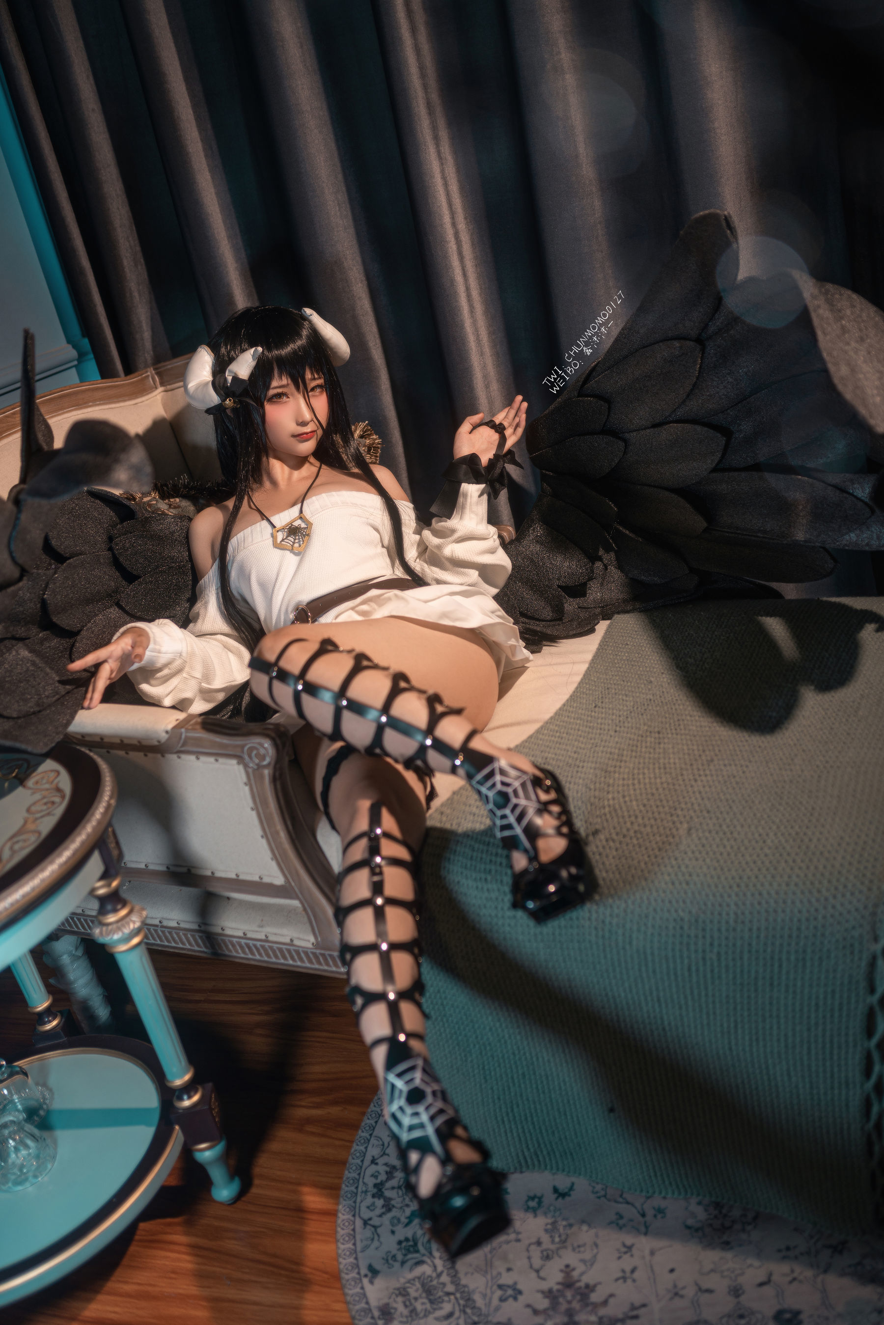 [网红COSER] 动漫博主蠢沫沫 - 雅儿贝德毛衣
