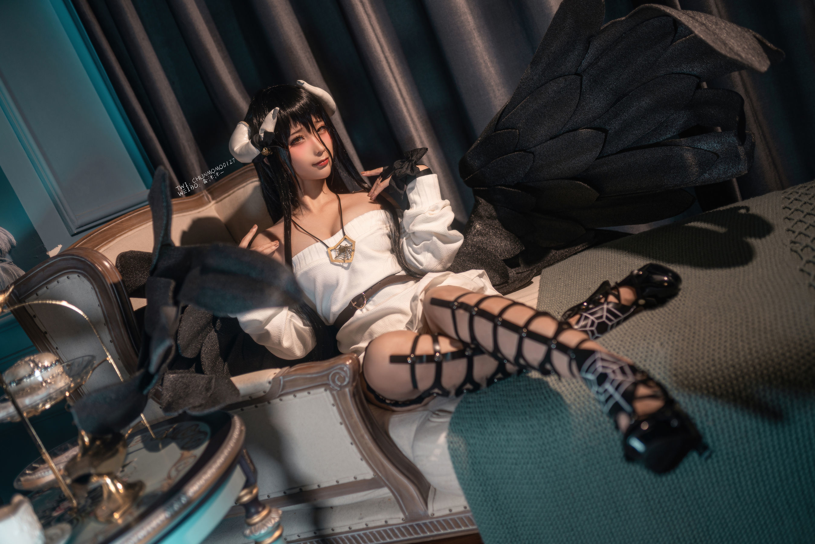 [网红COSER] 动漫博主蠢沫沫 - 雅儿贝德毛衣