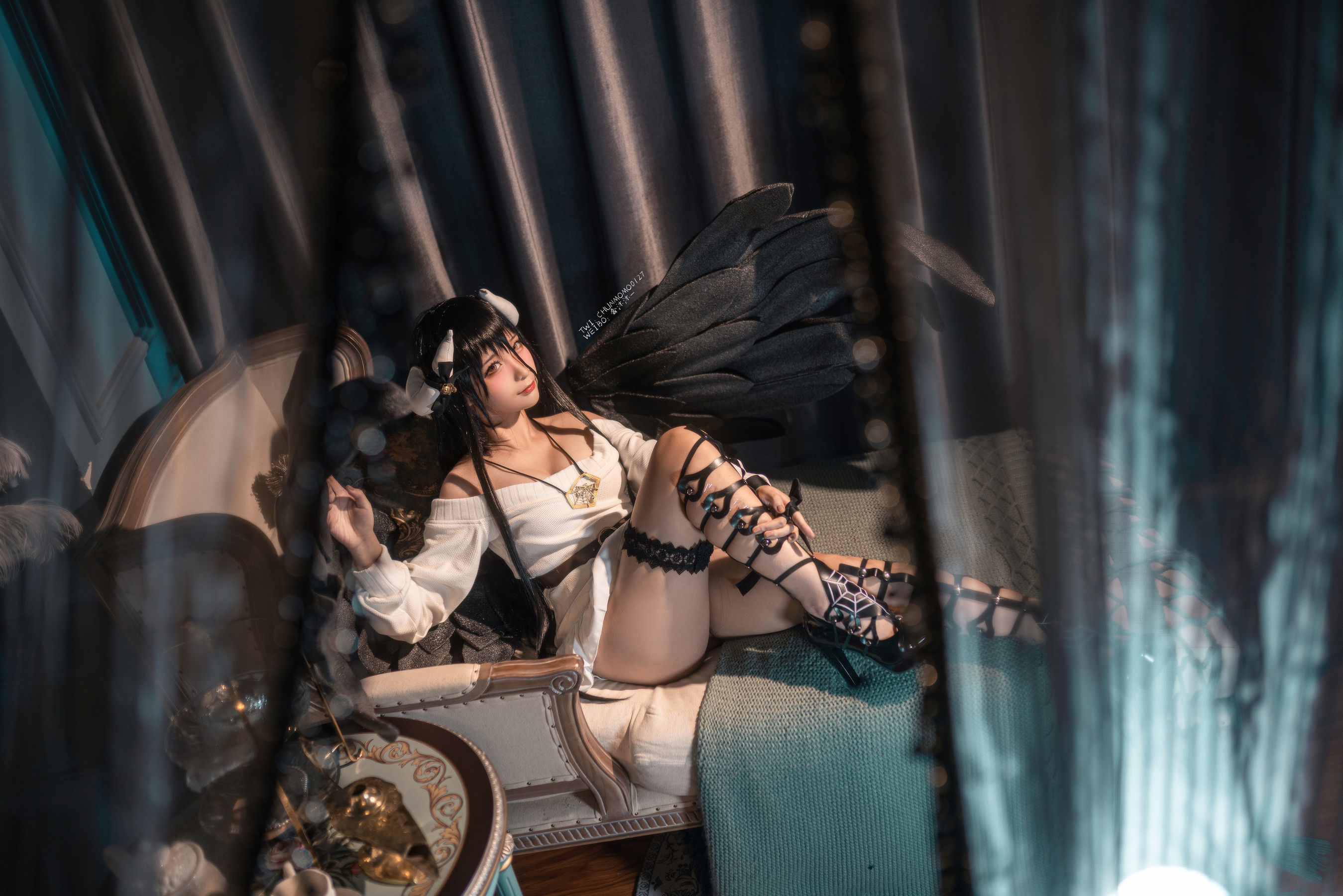 [网红COSER] 动漫博主蠢沫沫 - 雅儿贝德毛衣