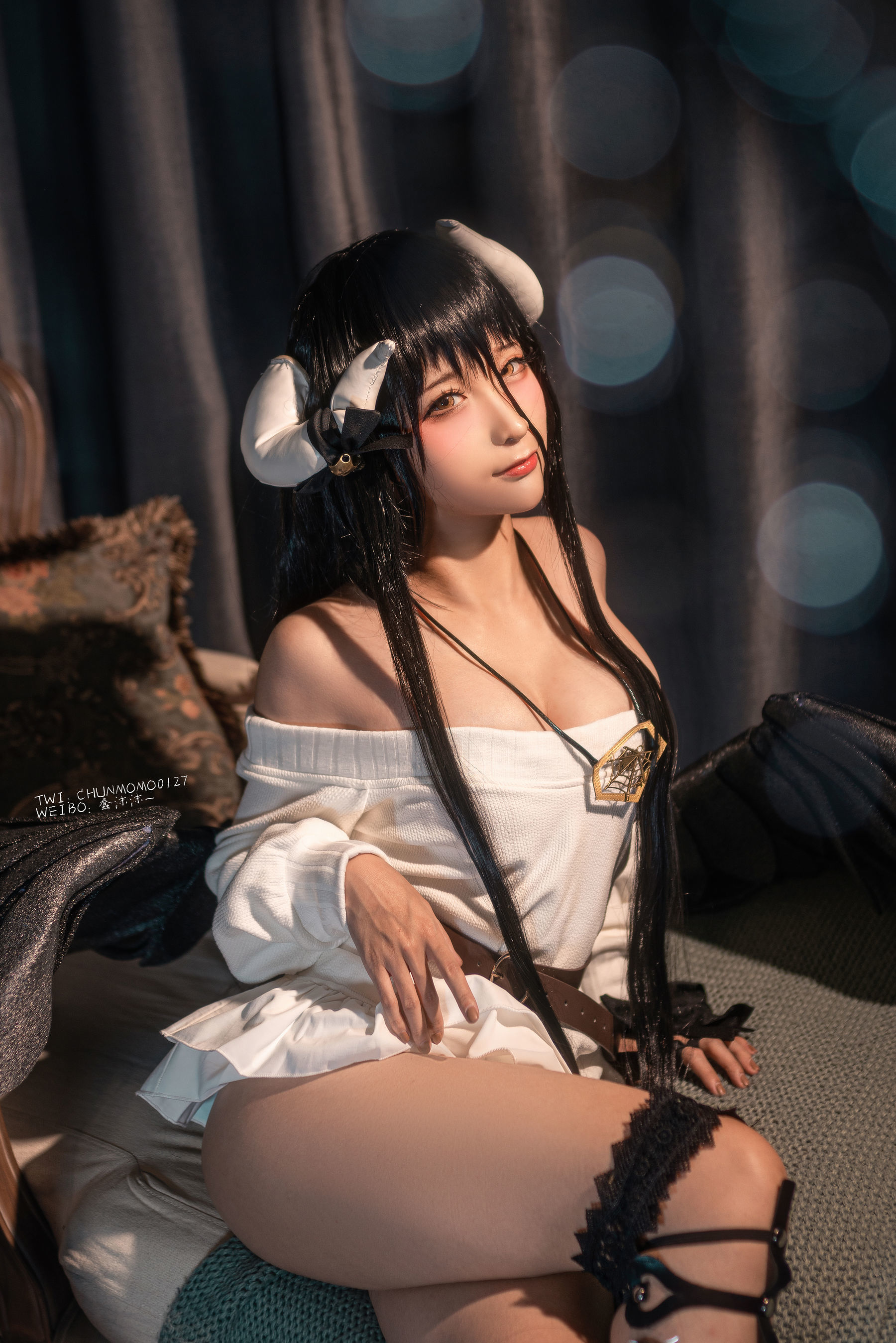 [网红COSER] 动漫博主蠢沫沫 - 雅儿贝德毛衣