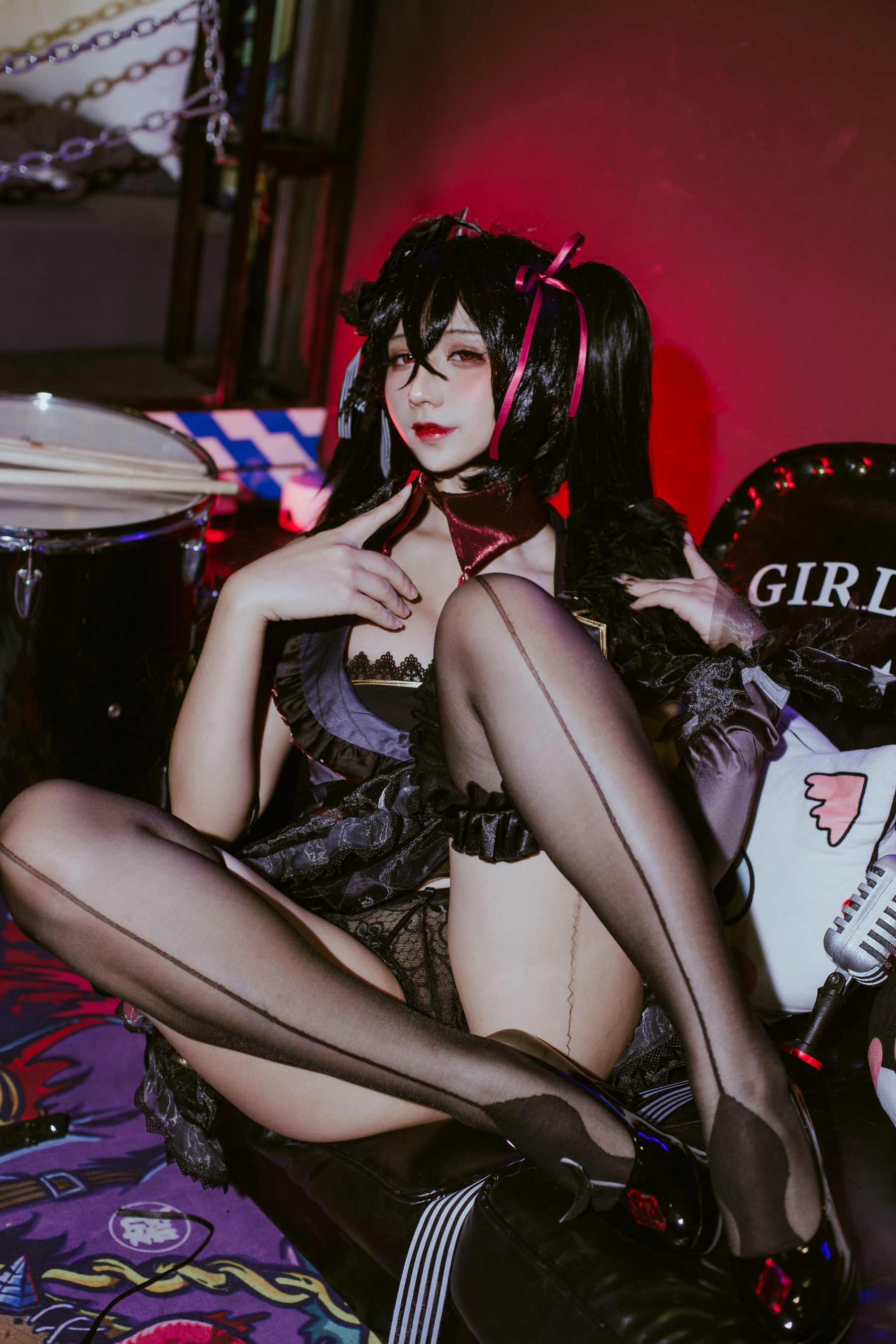 [网红COSER] 动漫博主九曲Jean - 大凤打歌服
