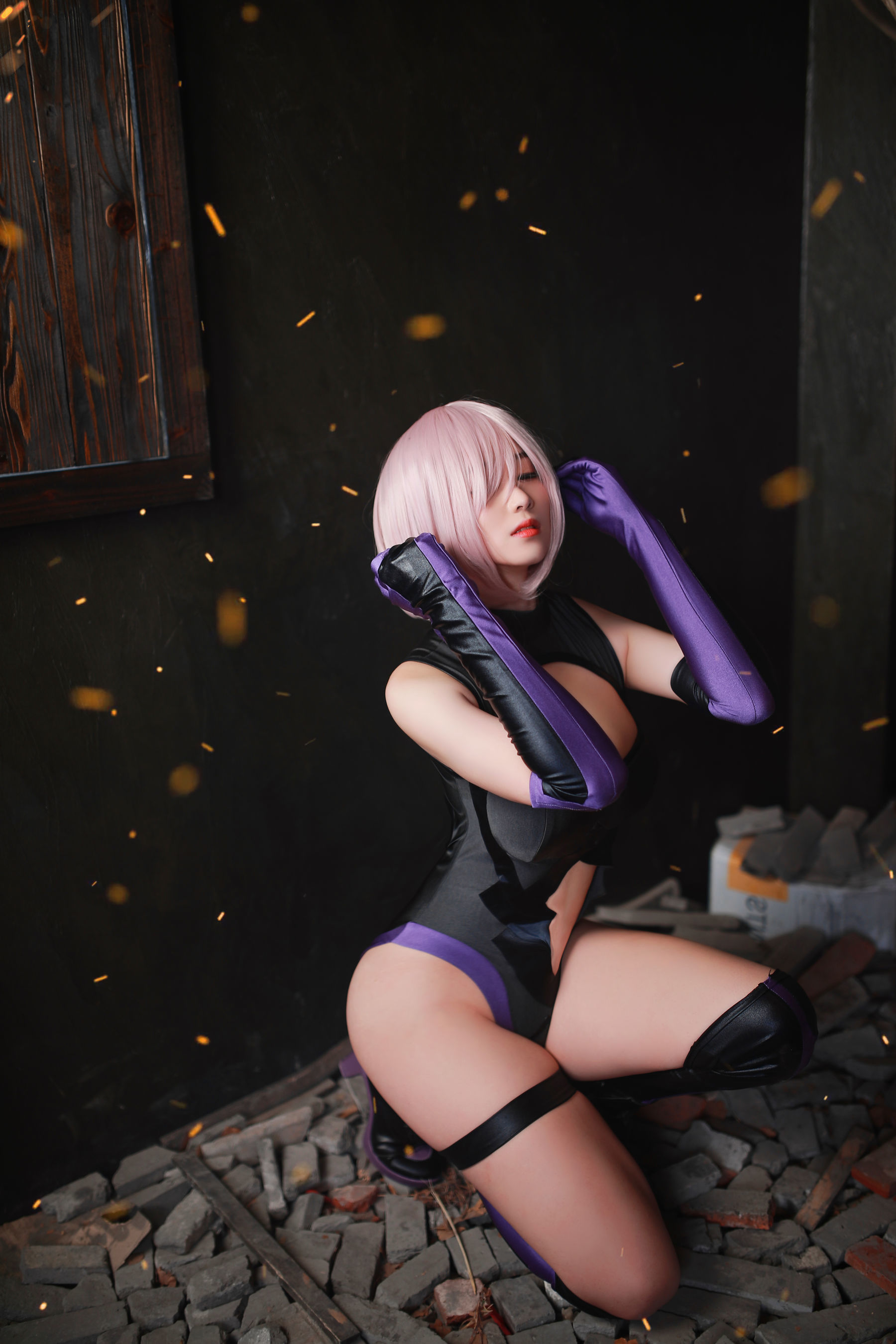 [网红COSER] 韩国妹子BamBi - Fate_Grand Order - Mash Kyrielight (Shielder)