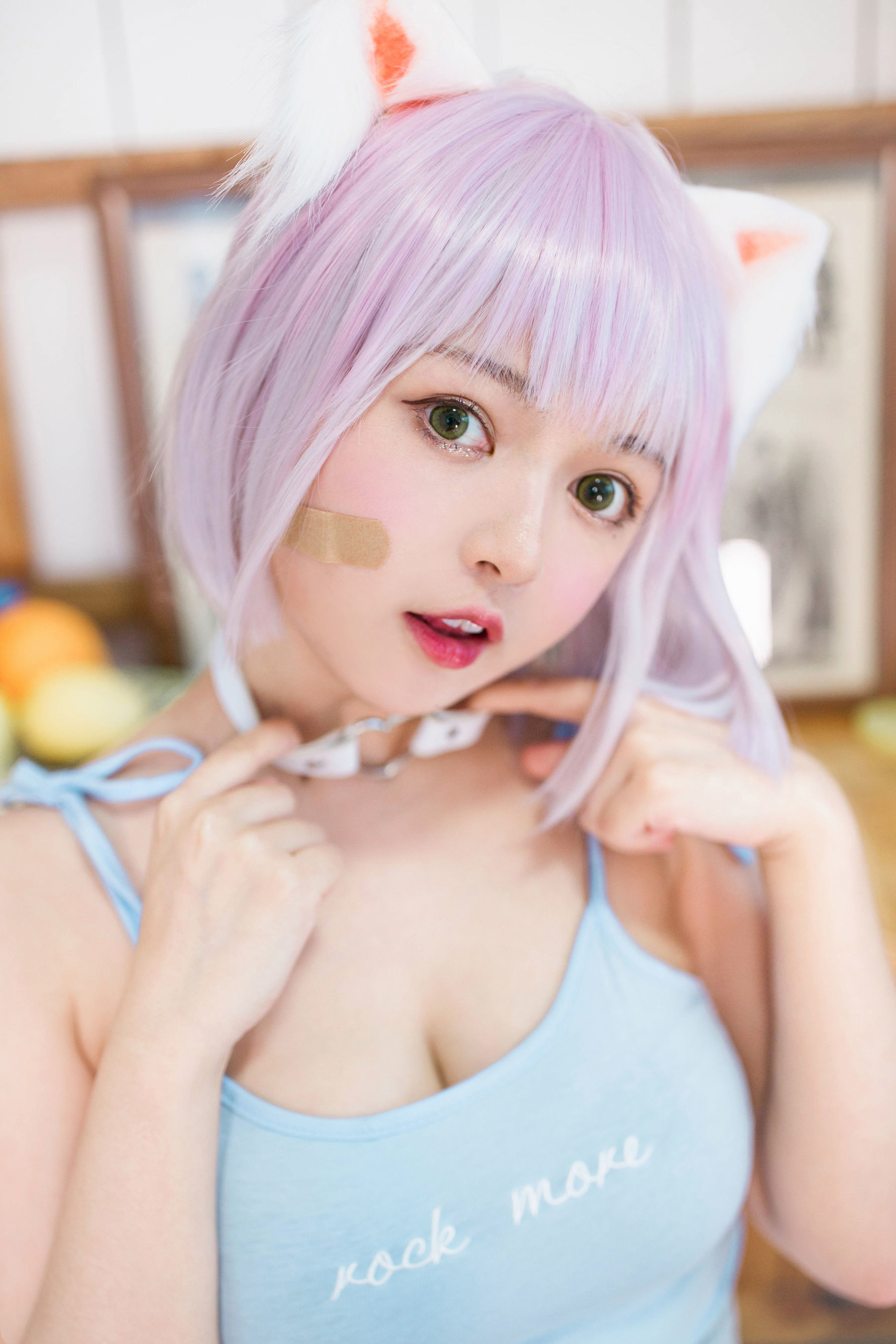 [网红COSER] 大眼萌妹黑猫猫OvO - 养猫小课堂