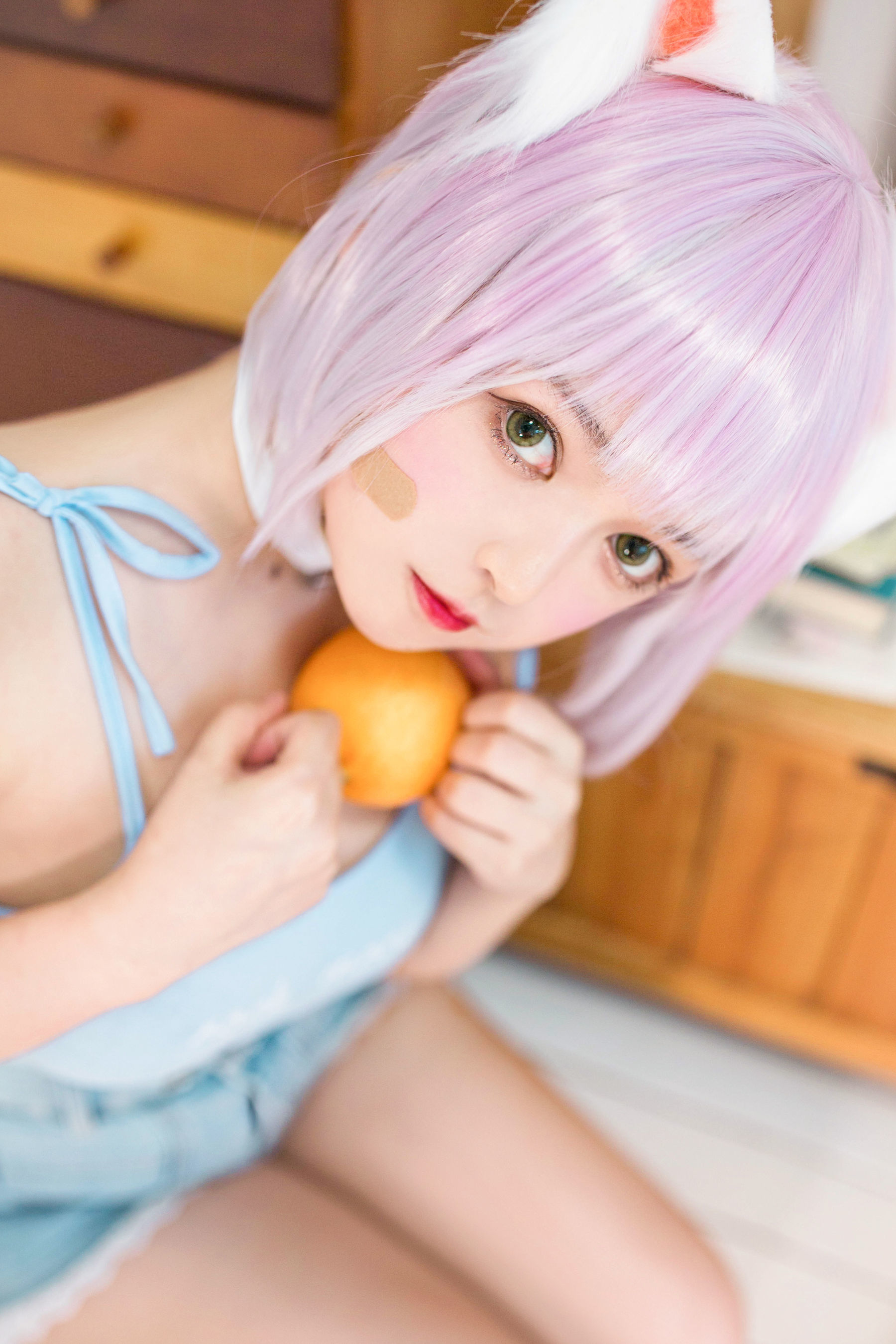 [网红COSER] 大眼萌妹黑猫猫OvO - 养猫小课堂