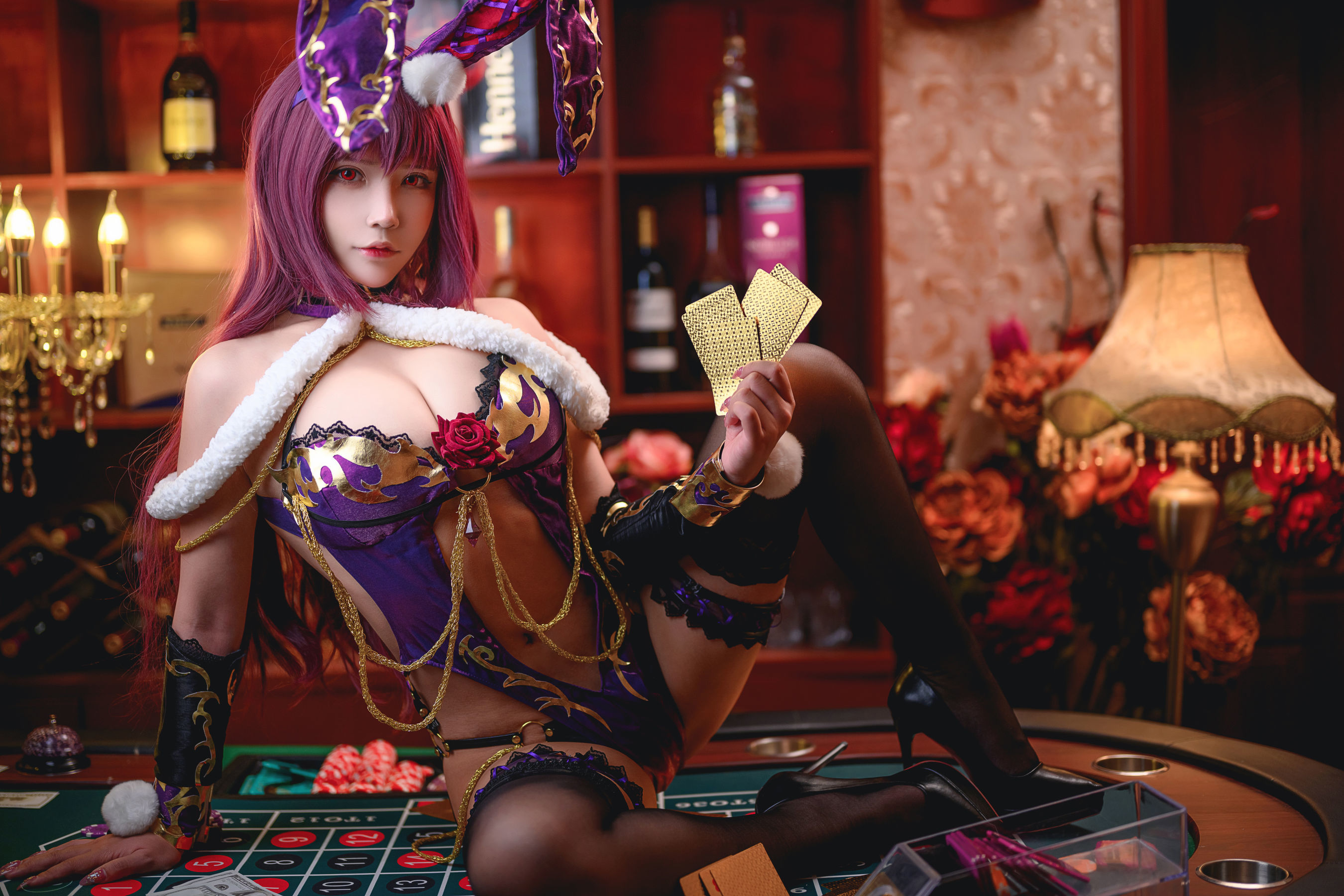 [网红COSER] 二次元妹子抱走莫子aa - 兔女郎