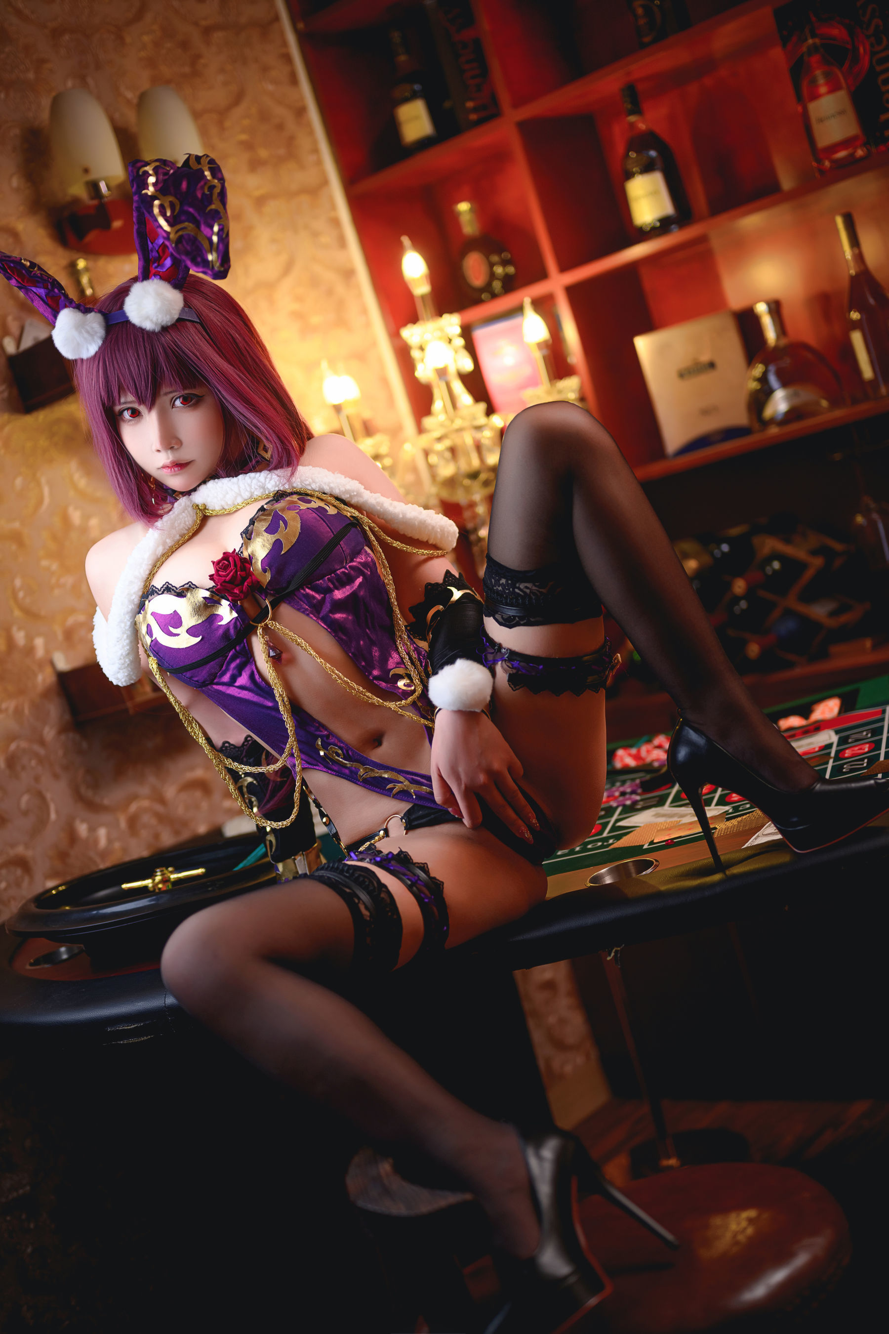 [网红COSER] 二次元妹子抱走莫子aa - 兔女郎