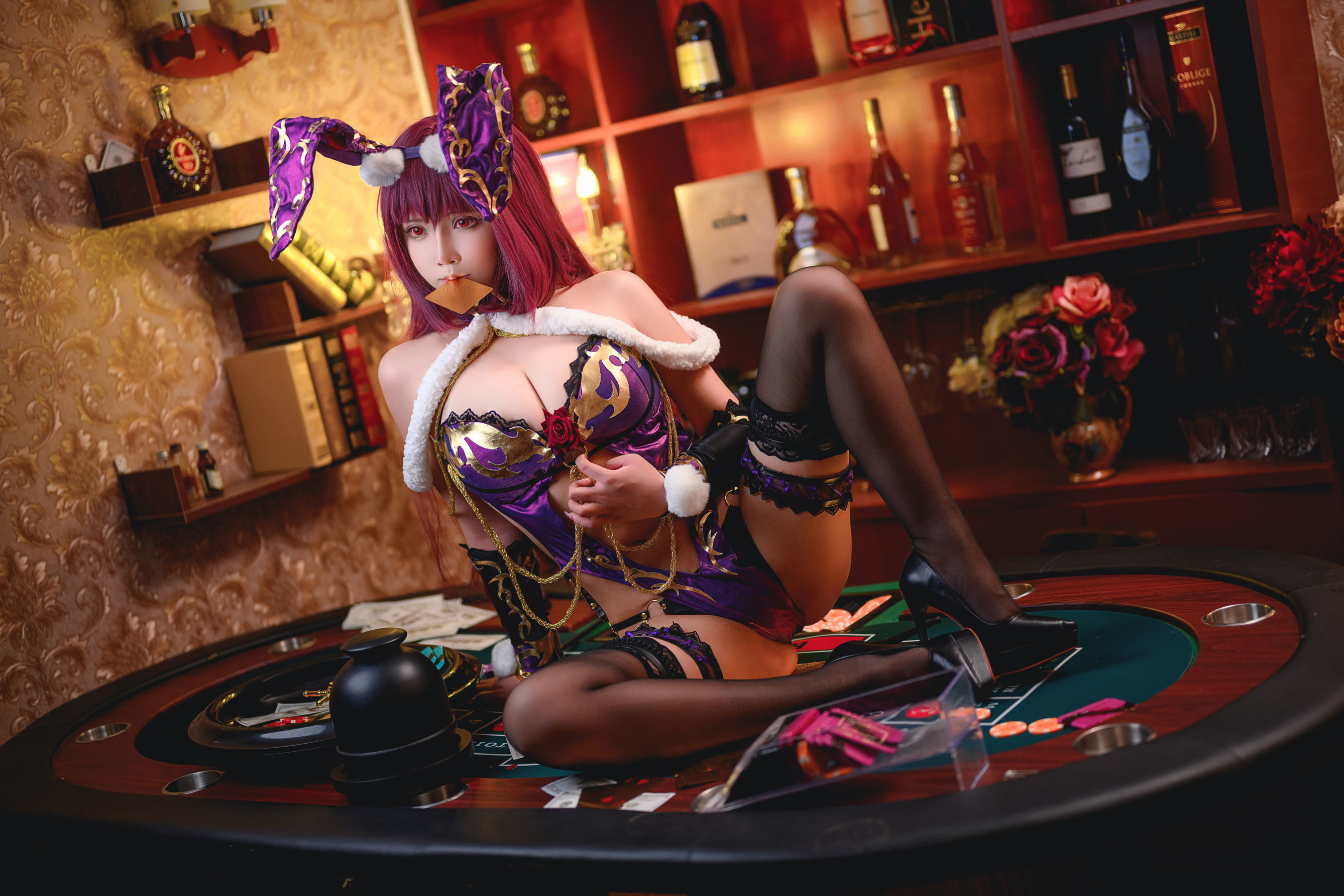 [网红COSER] 二次元妹子抱走莫子aa - 兔女郎