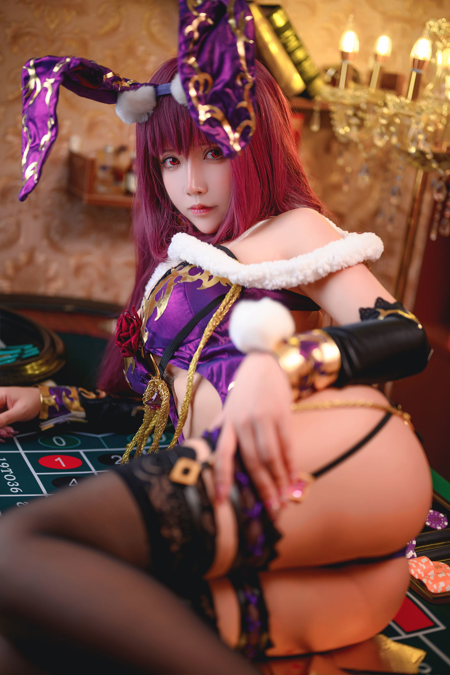 [网红COSER] 二次元妹子抱走莫子aa - 兔女郎