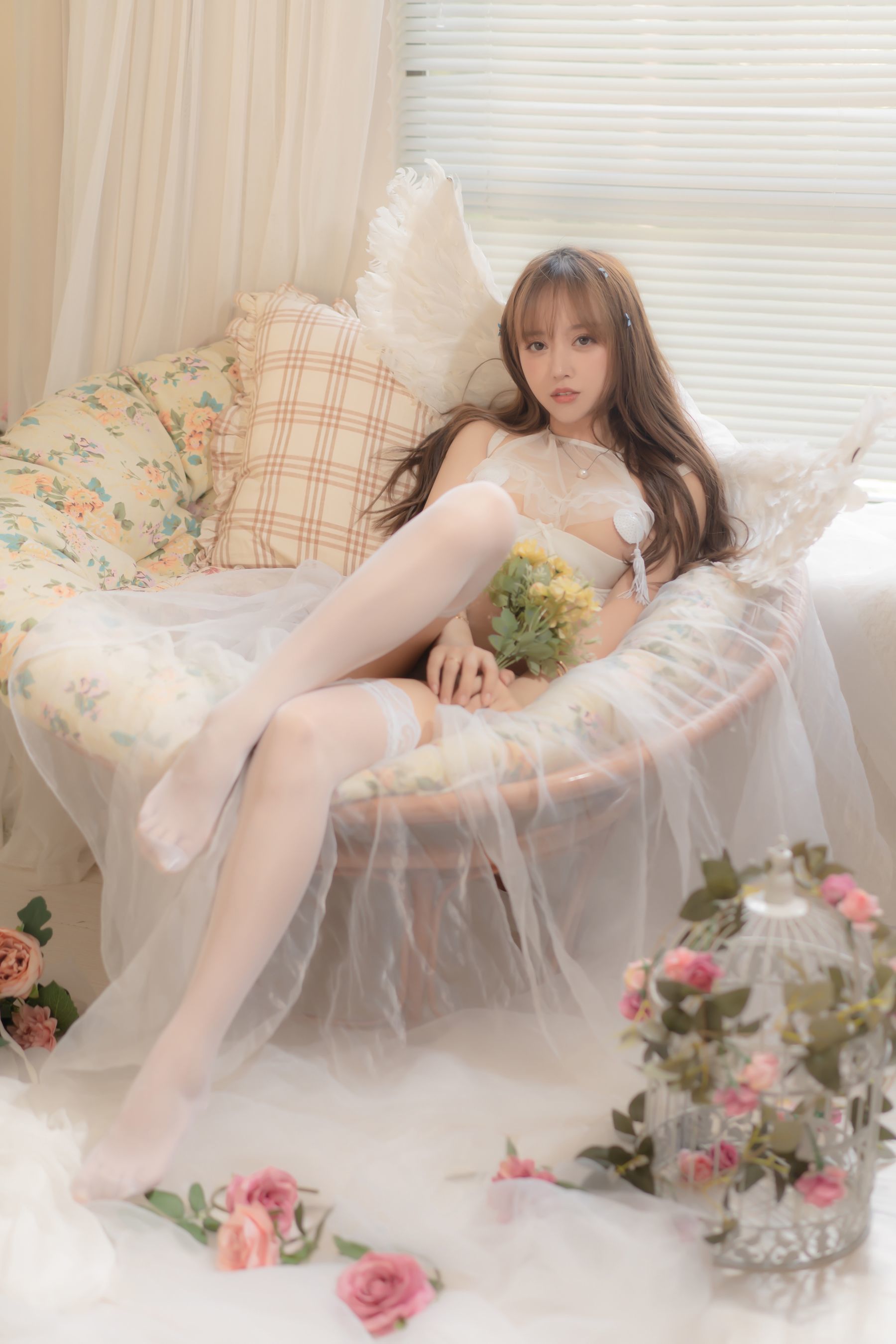 [网红COSER] 斗鱼米线线sama - 坠落天使