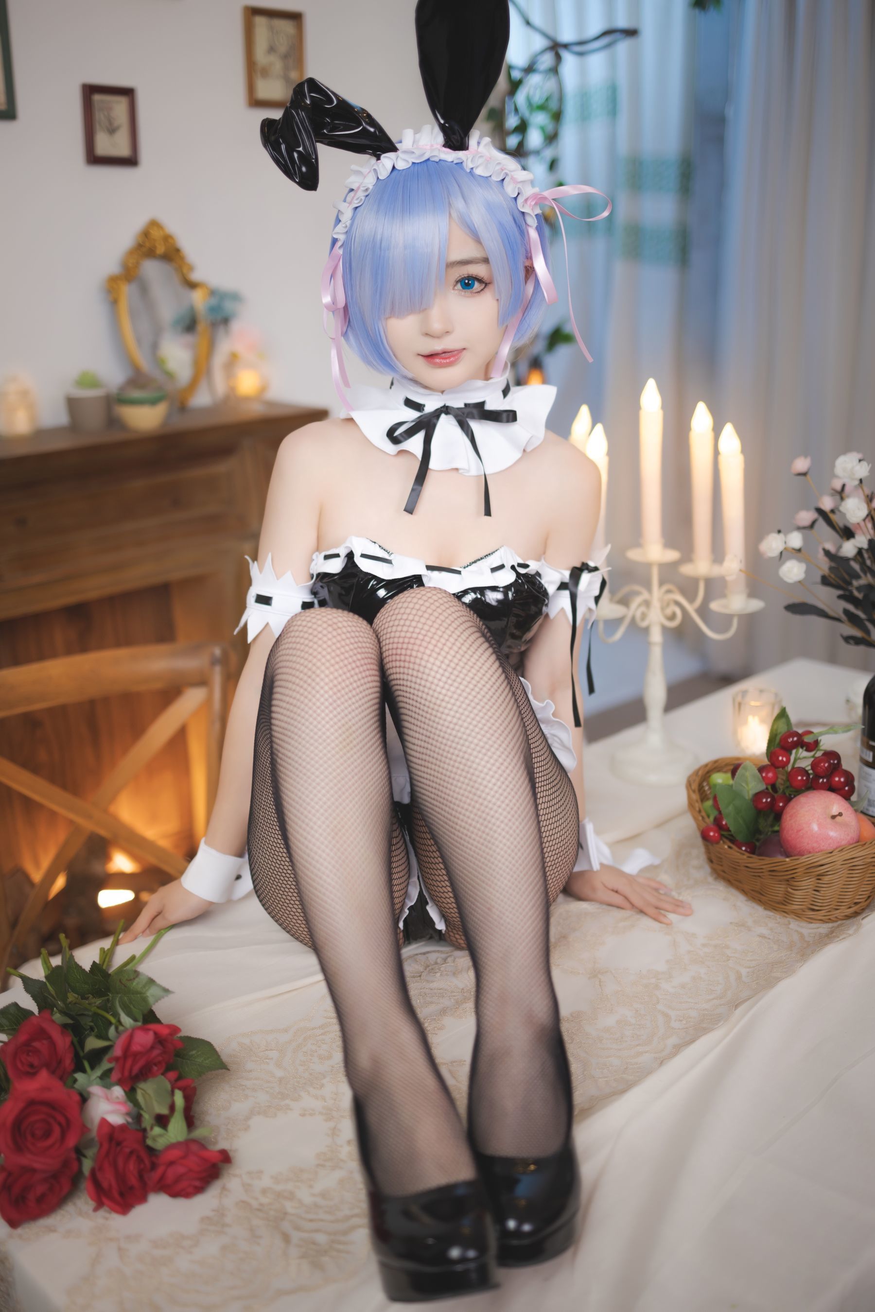 [网红COSER] 桜井宁宁 - 蕾姆兔女郎