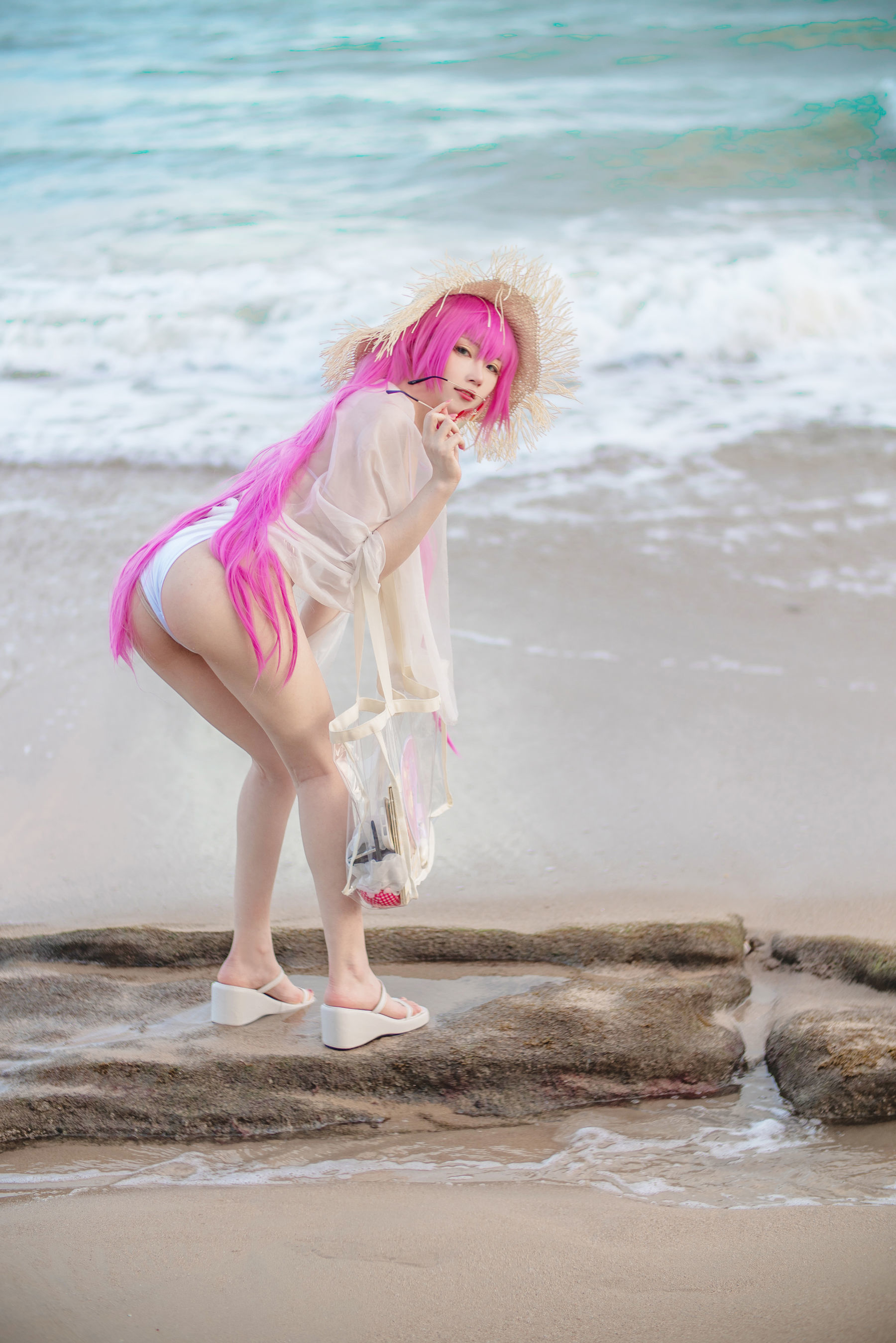 [网红COSER] 起司块wii - 需库夫泳装