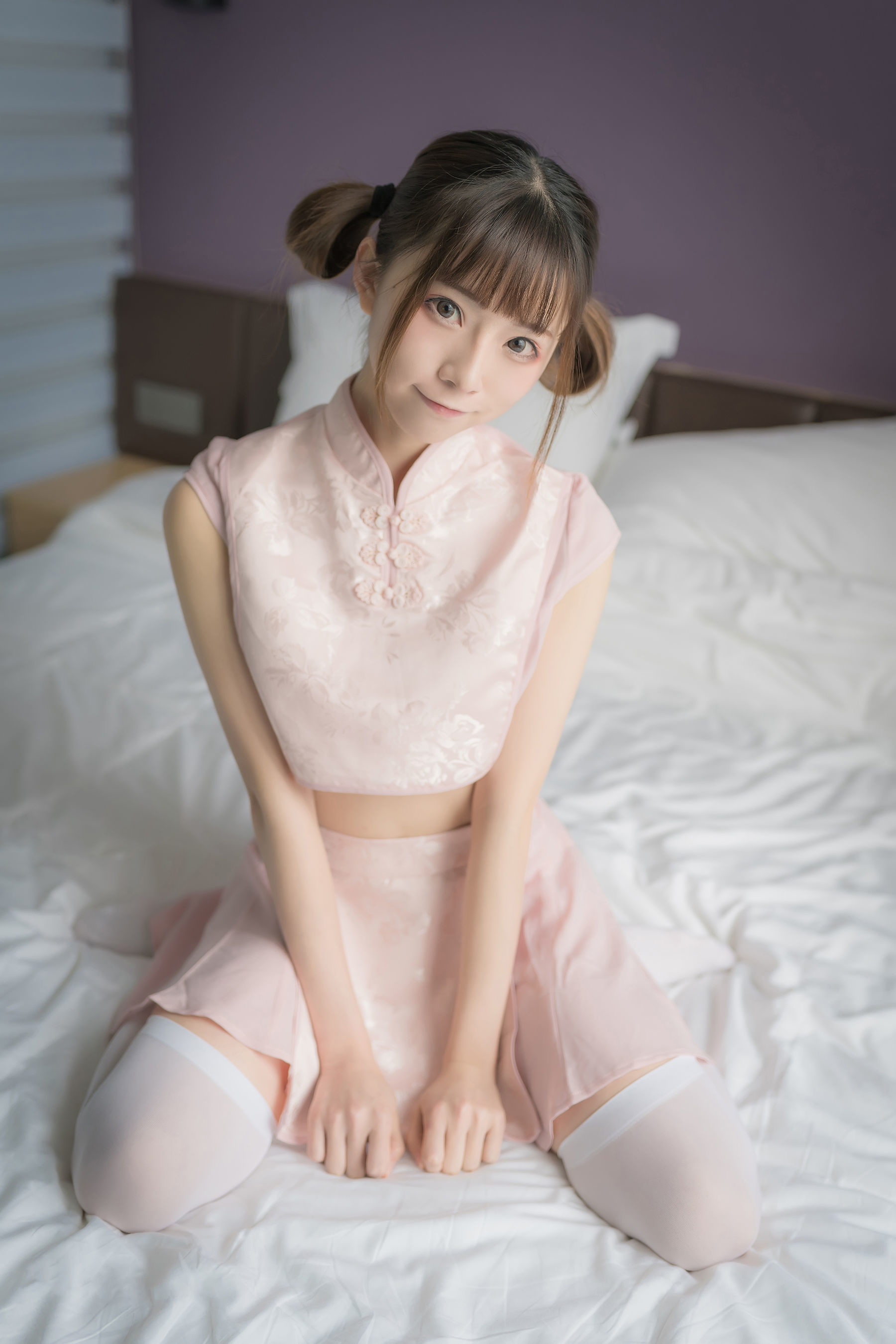[网红COSER] 动漫博主Kitaro_绮太郎 - 粉色团子