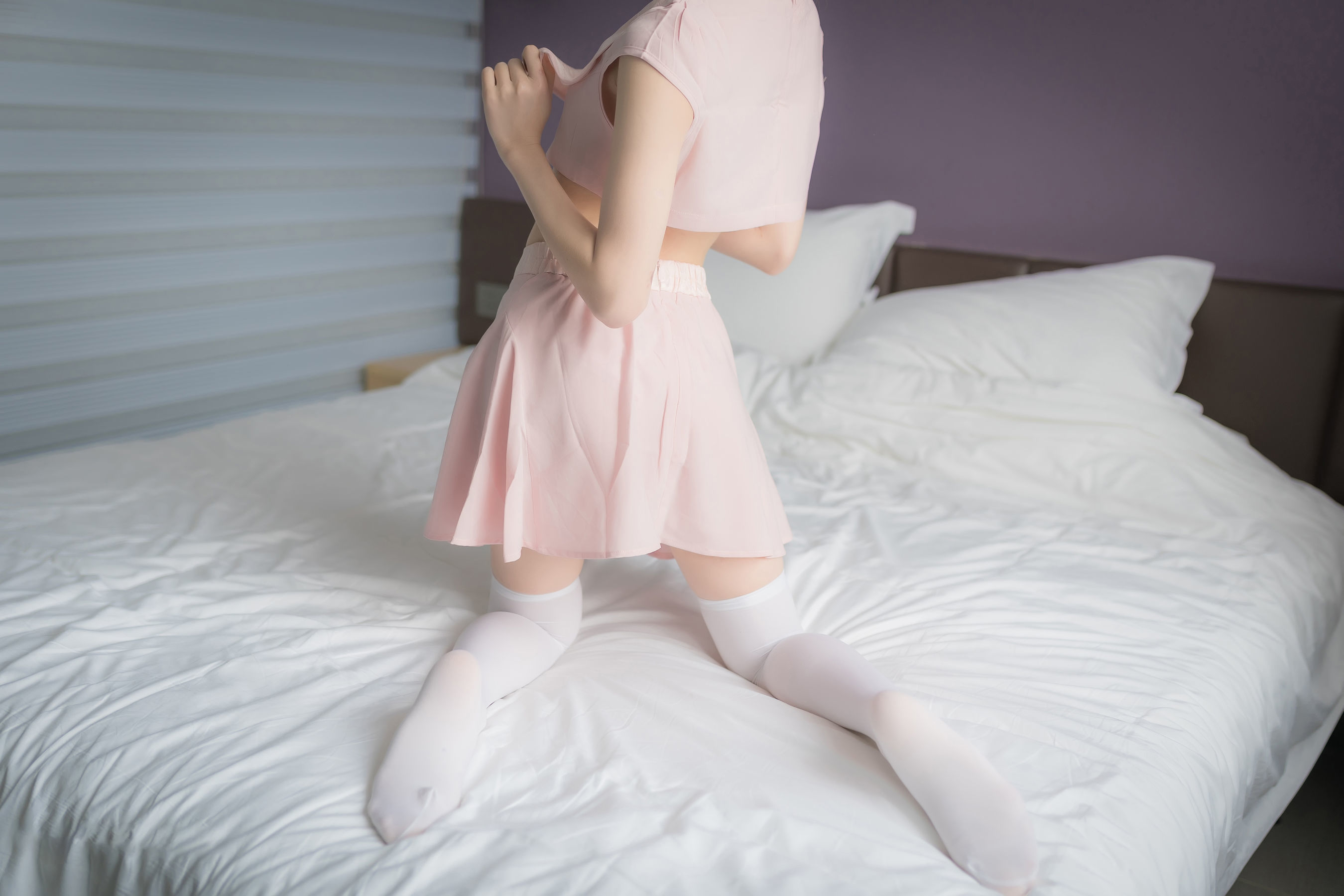 [网红COSER] 动漫博主Kitaro_绮太郎 - 粉色团子