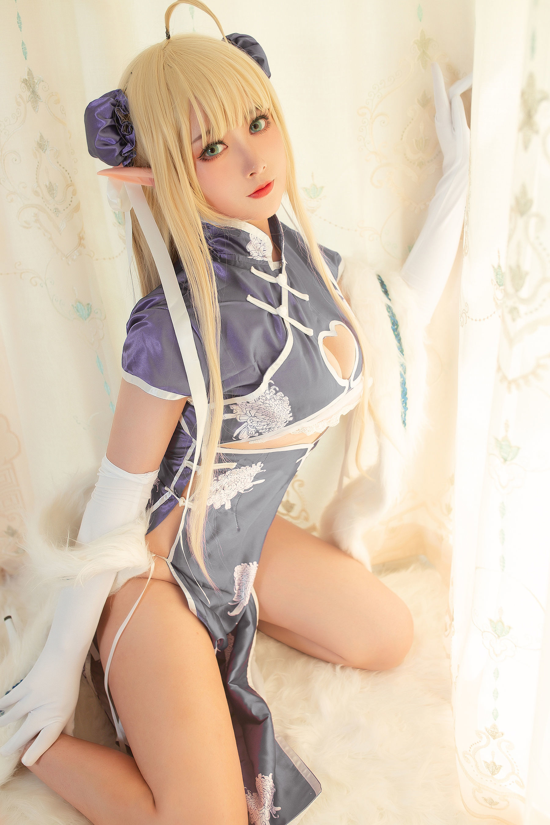 [网红COSER] 高颜值coser念念_D - 半人马旗袍