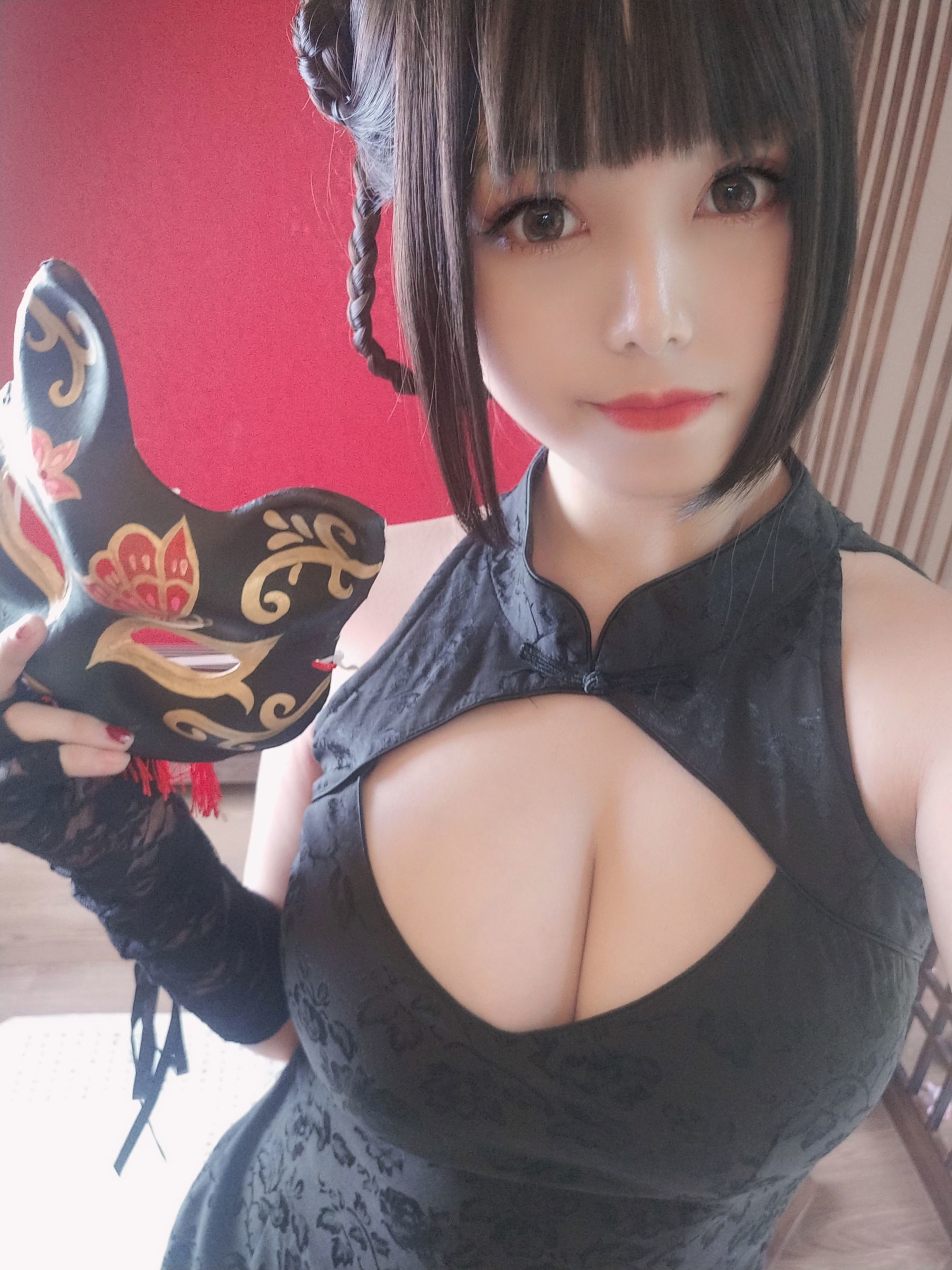 [网红COSER] 萌系小姐姐蜜汁猫裘 - 皮衣舞娘