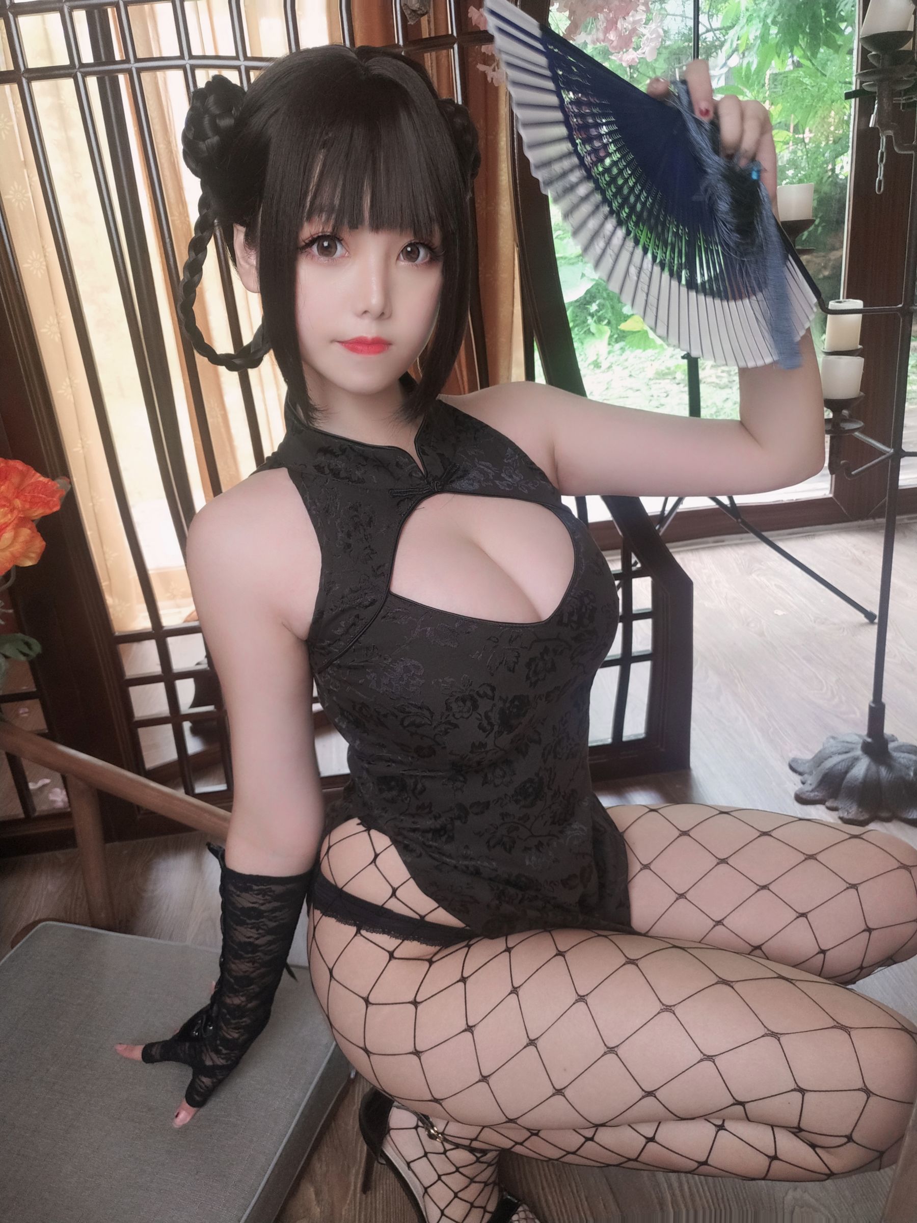 [网红COSER] 萌系小姐姐蜜汁猫裘 - 皮衣舞娘