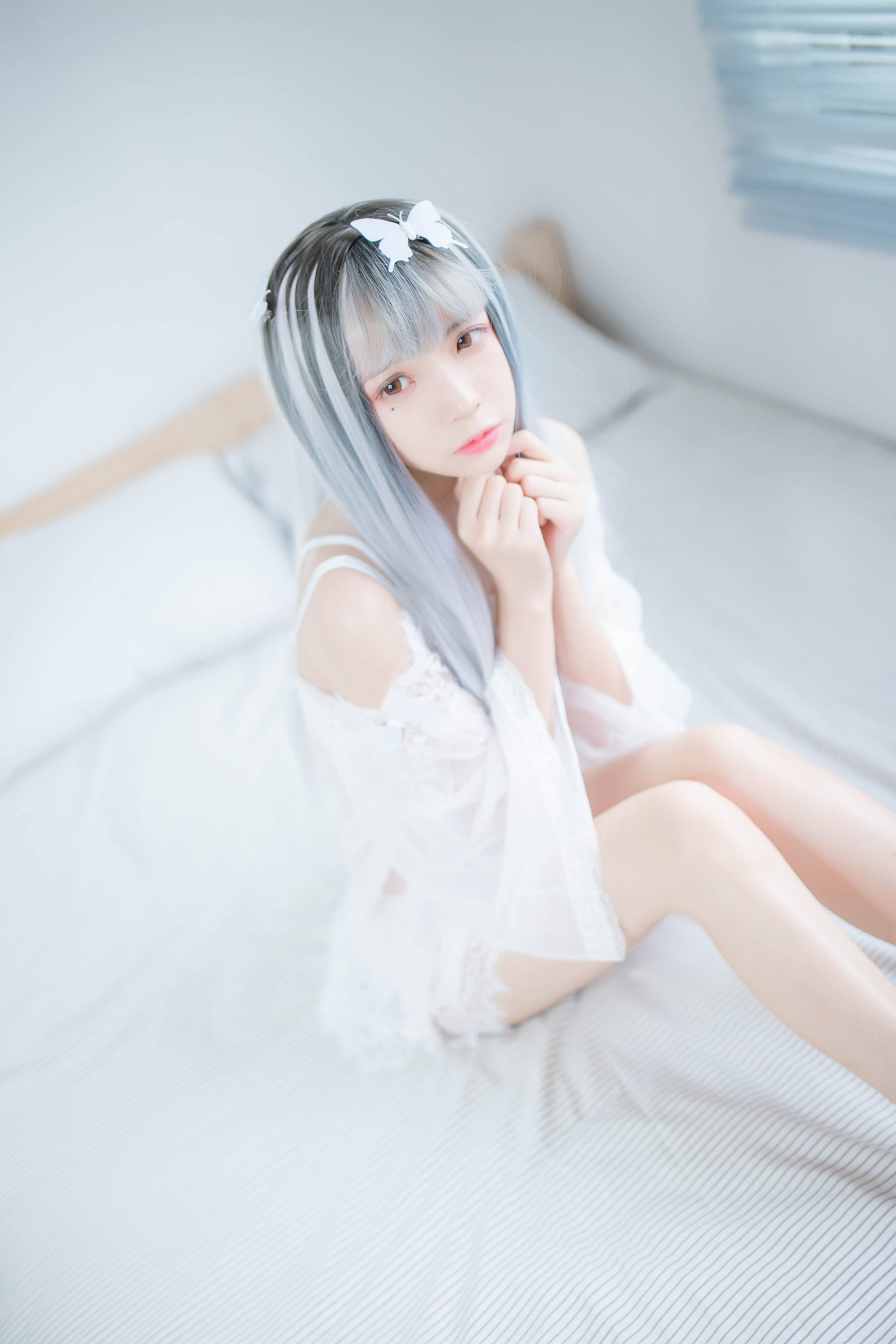 [网红COSER] 疯猫ss - 透明白纱