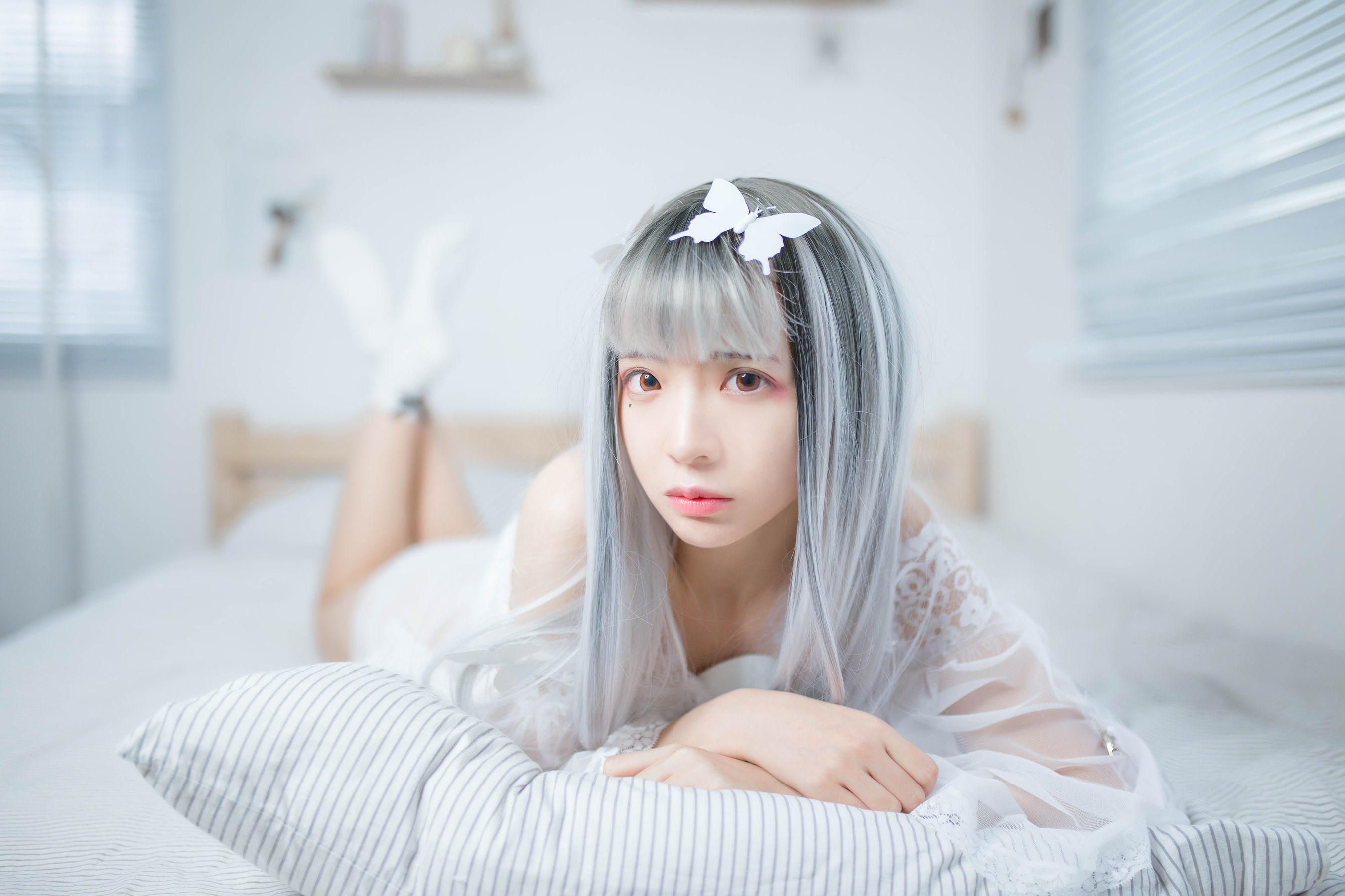 [网红COSER] 疯猫ss - 透明白纱