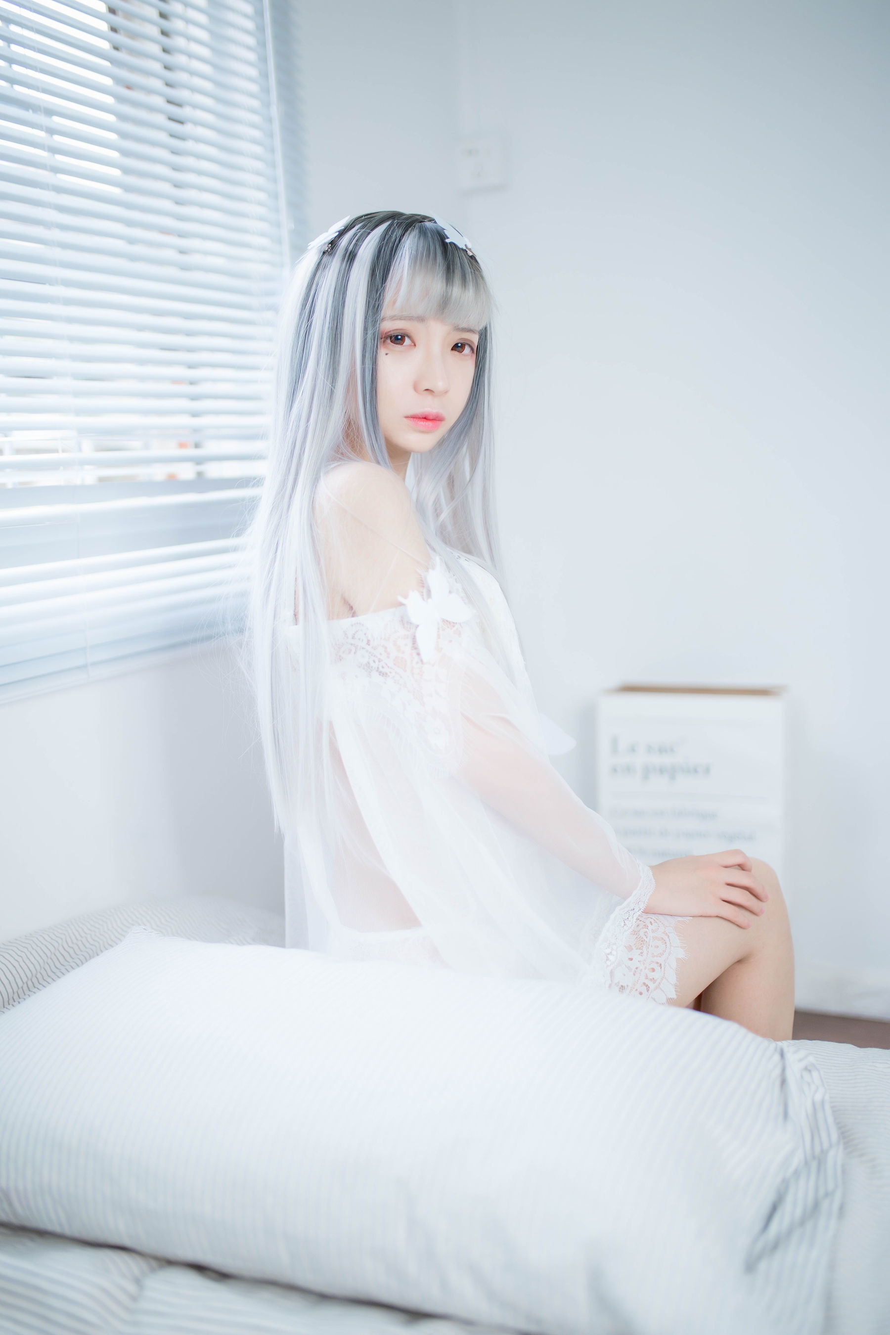 [网红COSER] 疯猫ss - 透明白纱