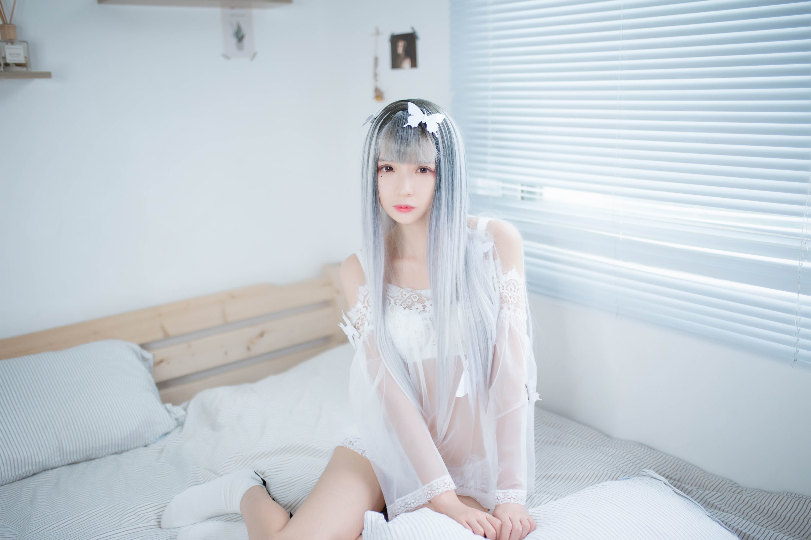 [网红COSER] 疯猫ss - 透明白纱
