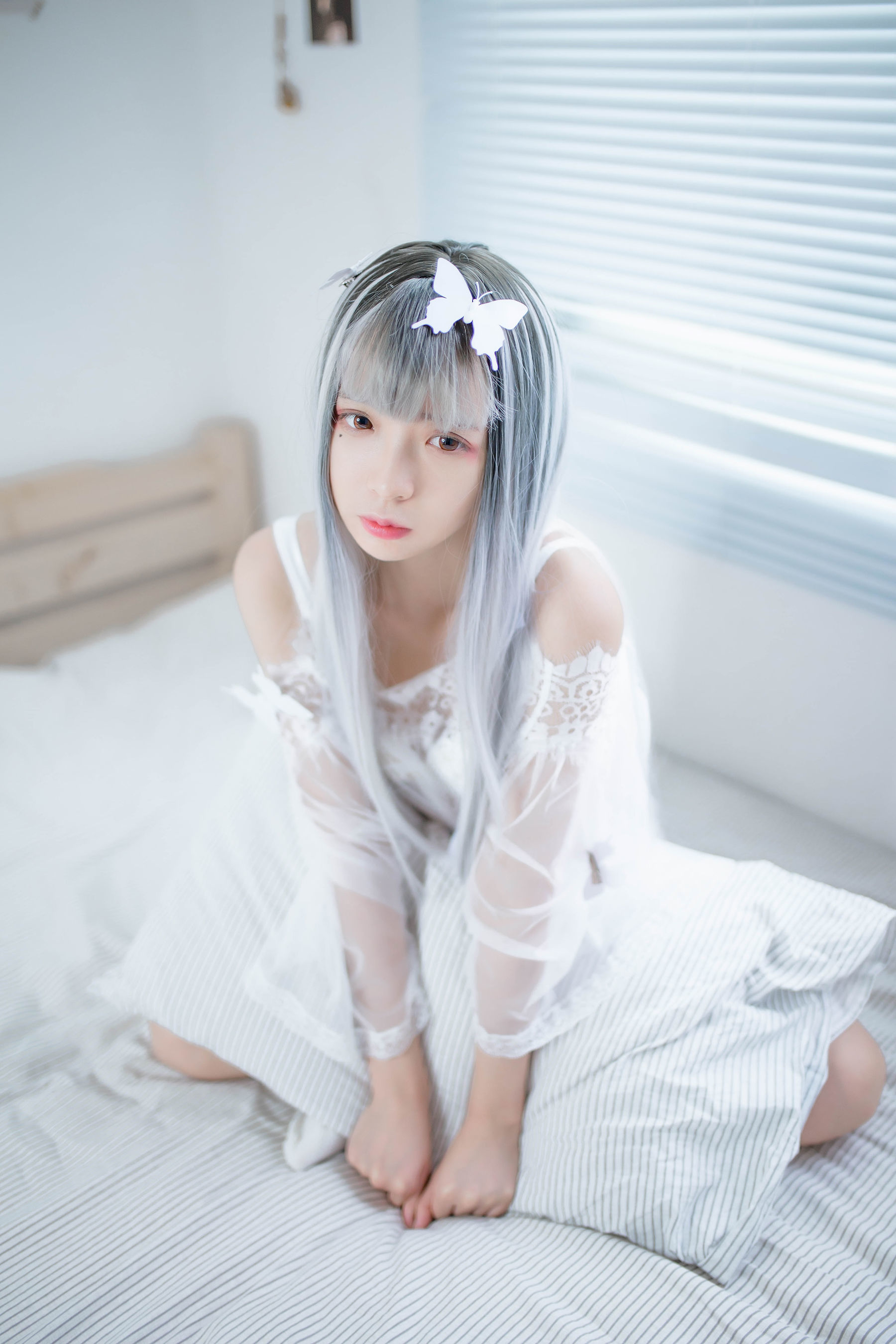 [网红COSER] 疯猫ss - 透明白纱