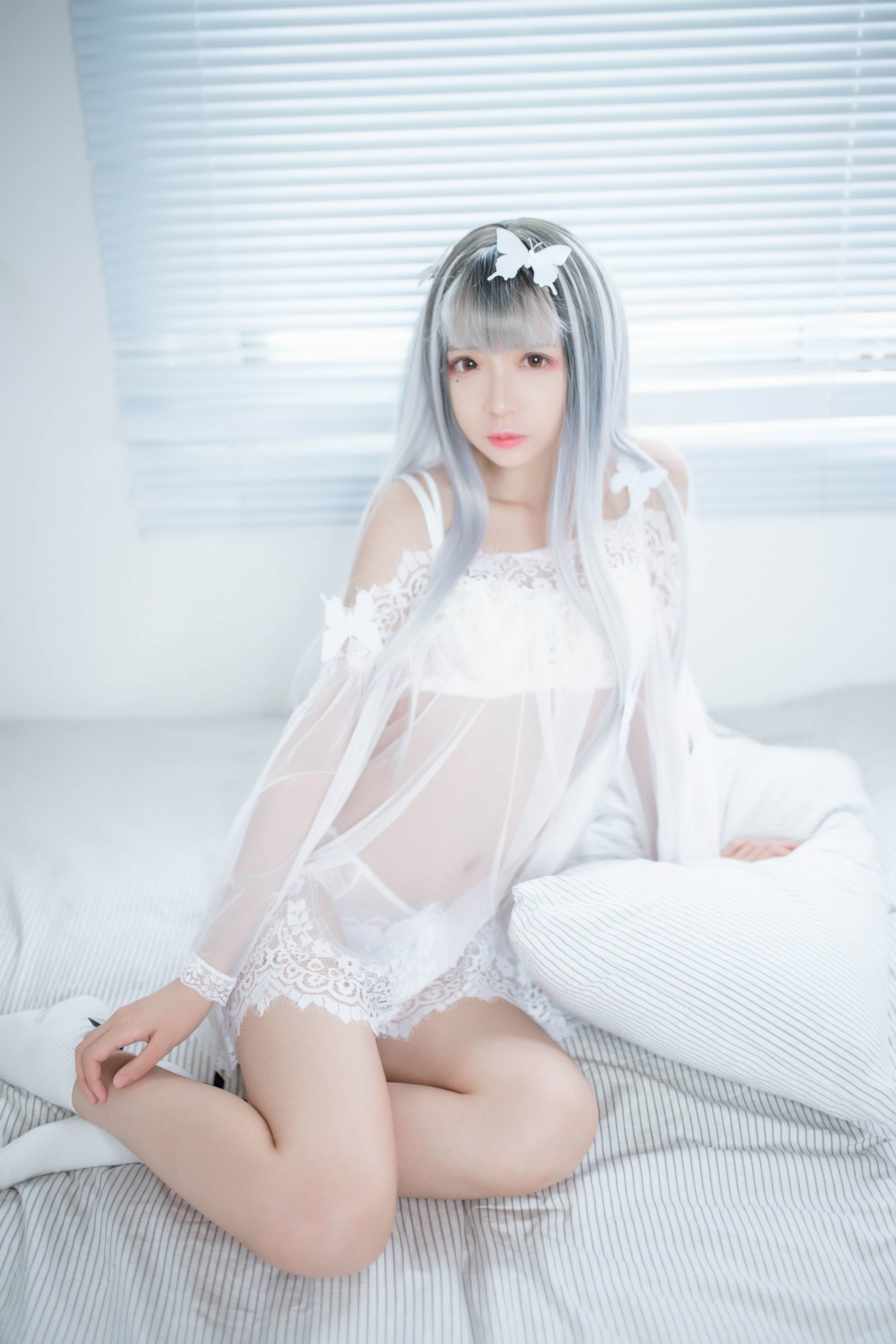 [网红COSER] 疯猫ss - 透明白纱