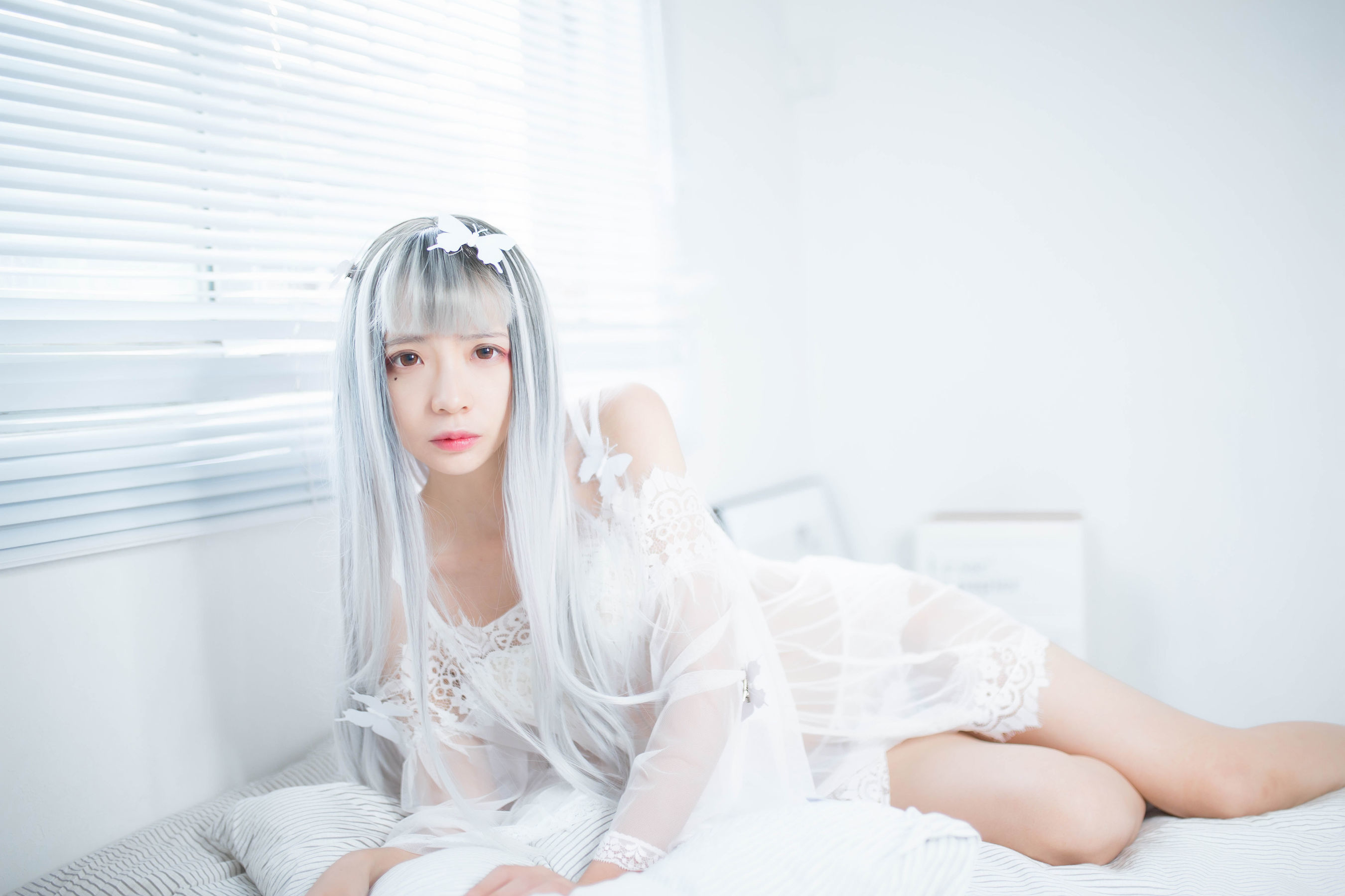 [网红COSER] 疯猫ss - 透明白纱