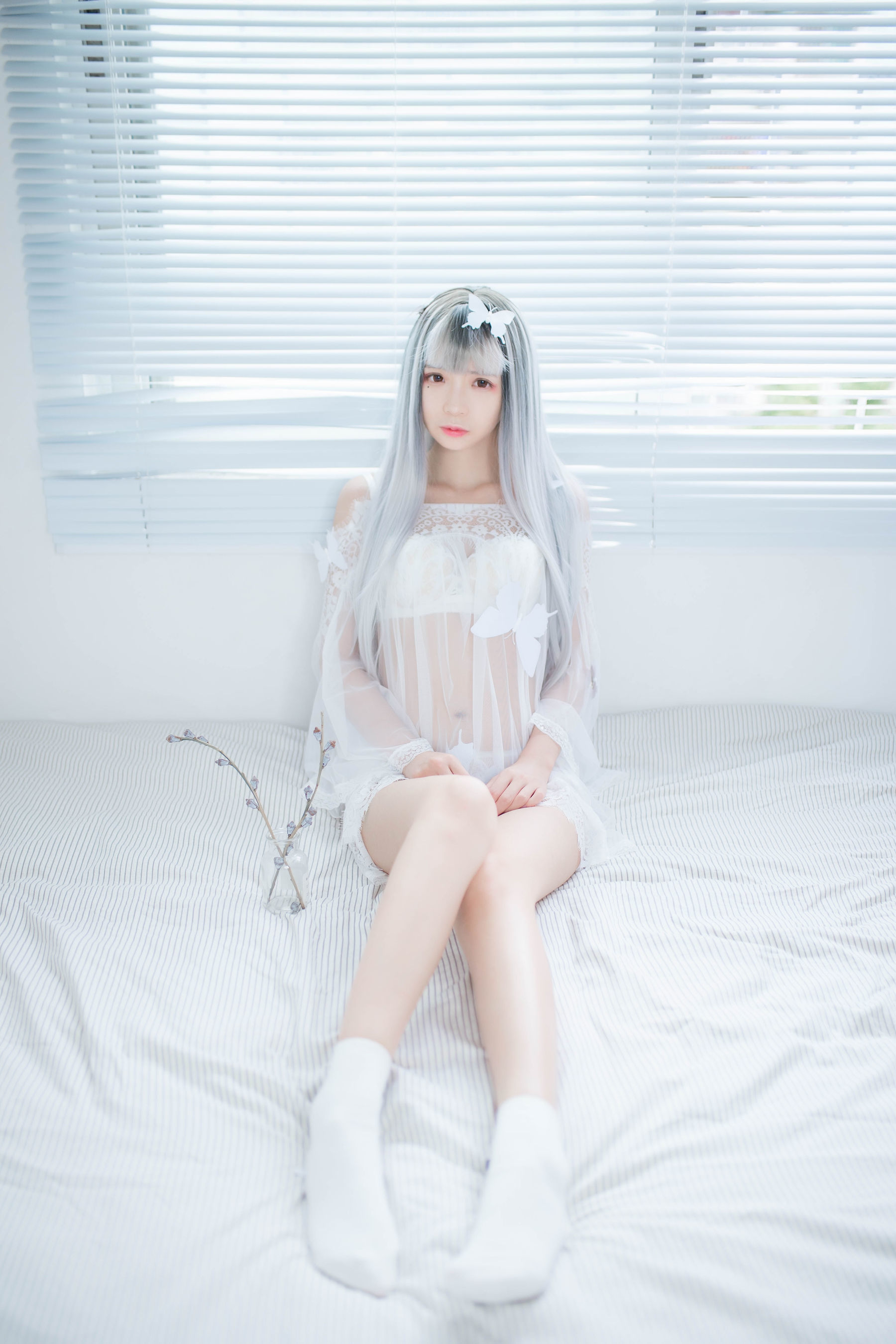 [网红COSER] 疯猫ss - 透明白纱