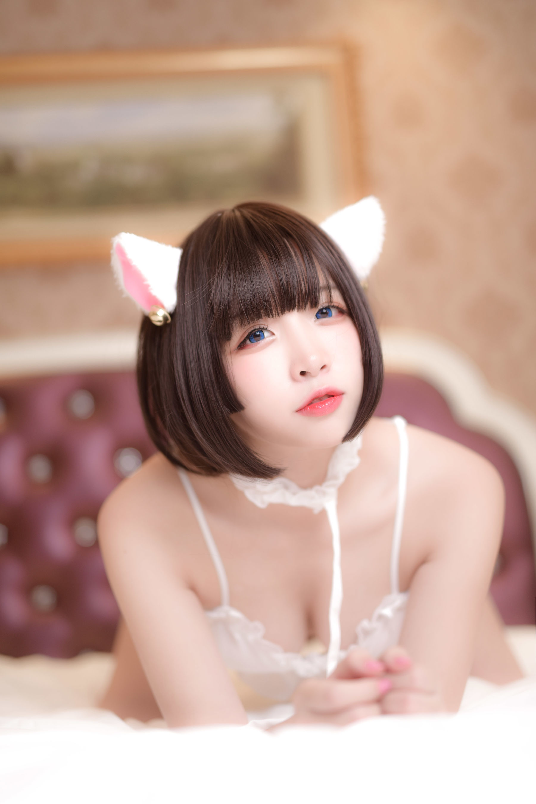 [网红COSER] 人气Coser二佐Nisa - 雪纺睡衣